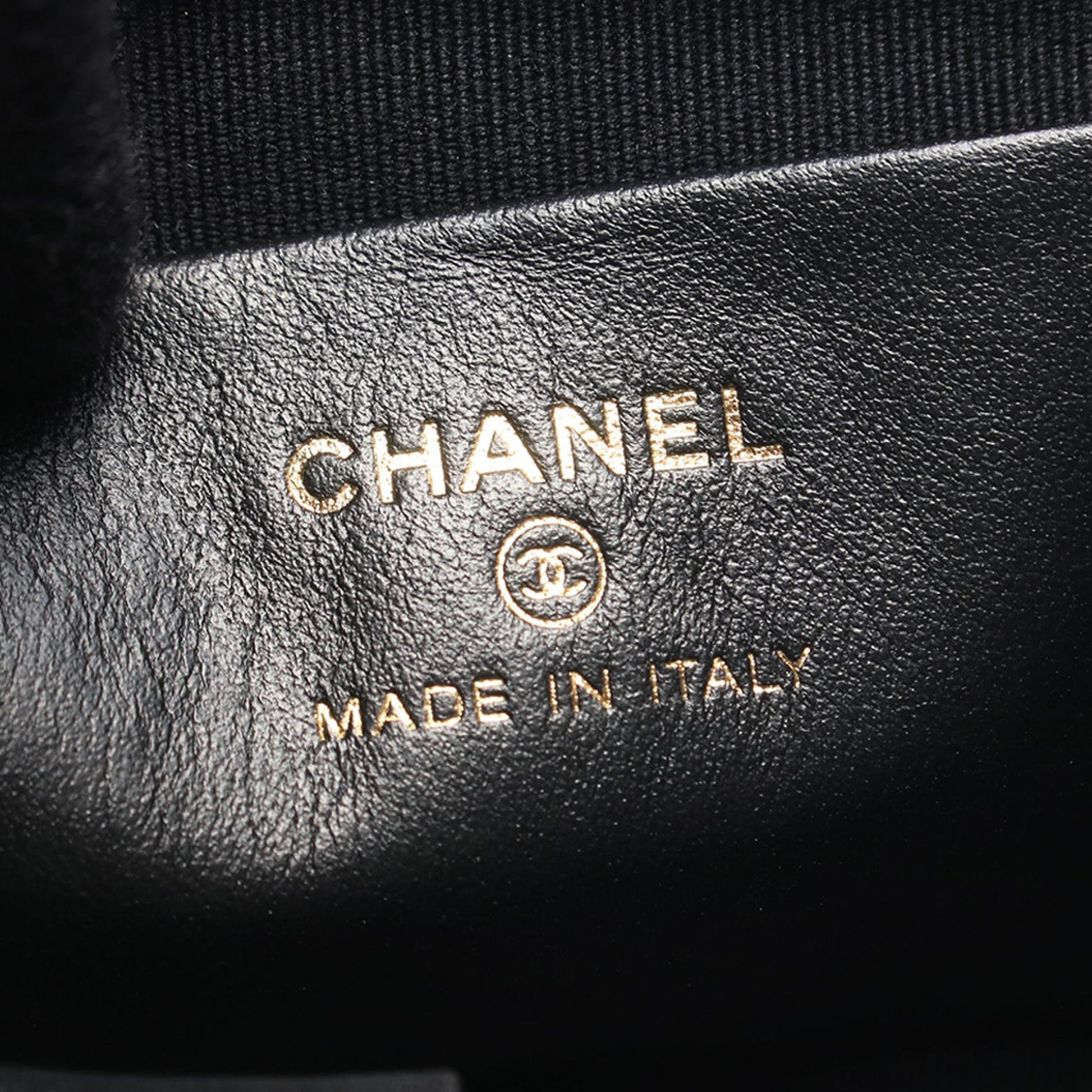 Chanel Small Quilted Lambskin Metal Chain Bucket