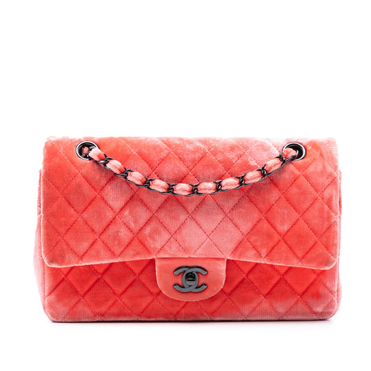 Chanel Medium Classic Velvet Double Flap