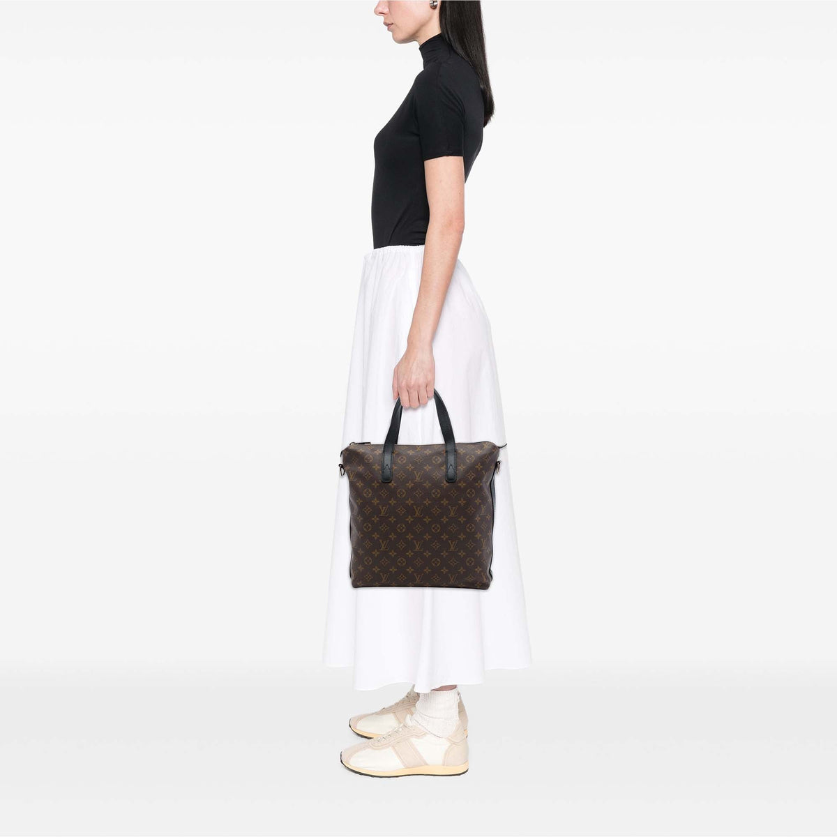 Louis Vuitton Monogram Macassar Kitan — Brown