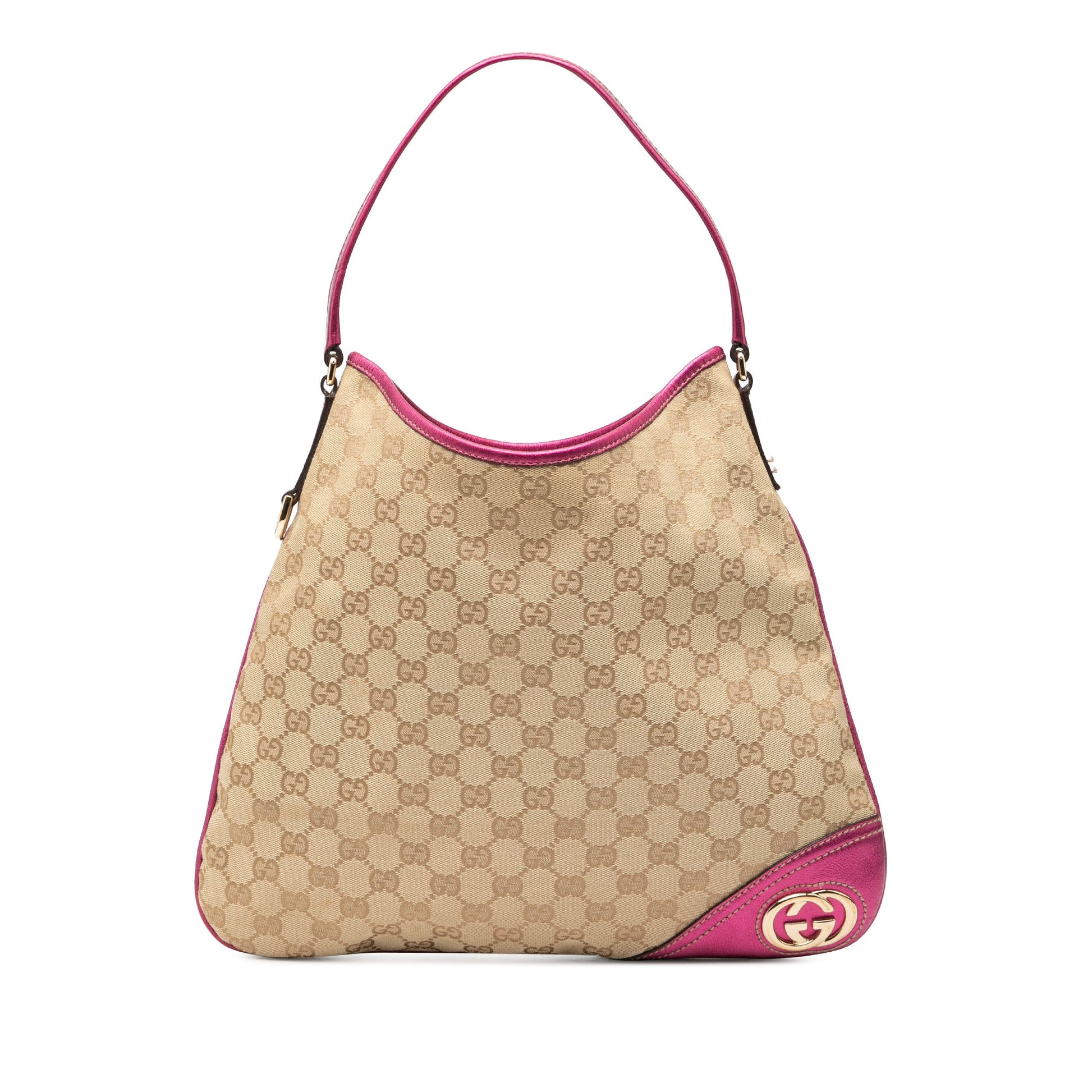 Gucci GG Canvas New Britt Hobo