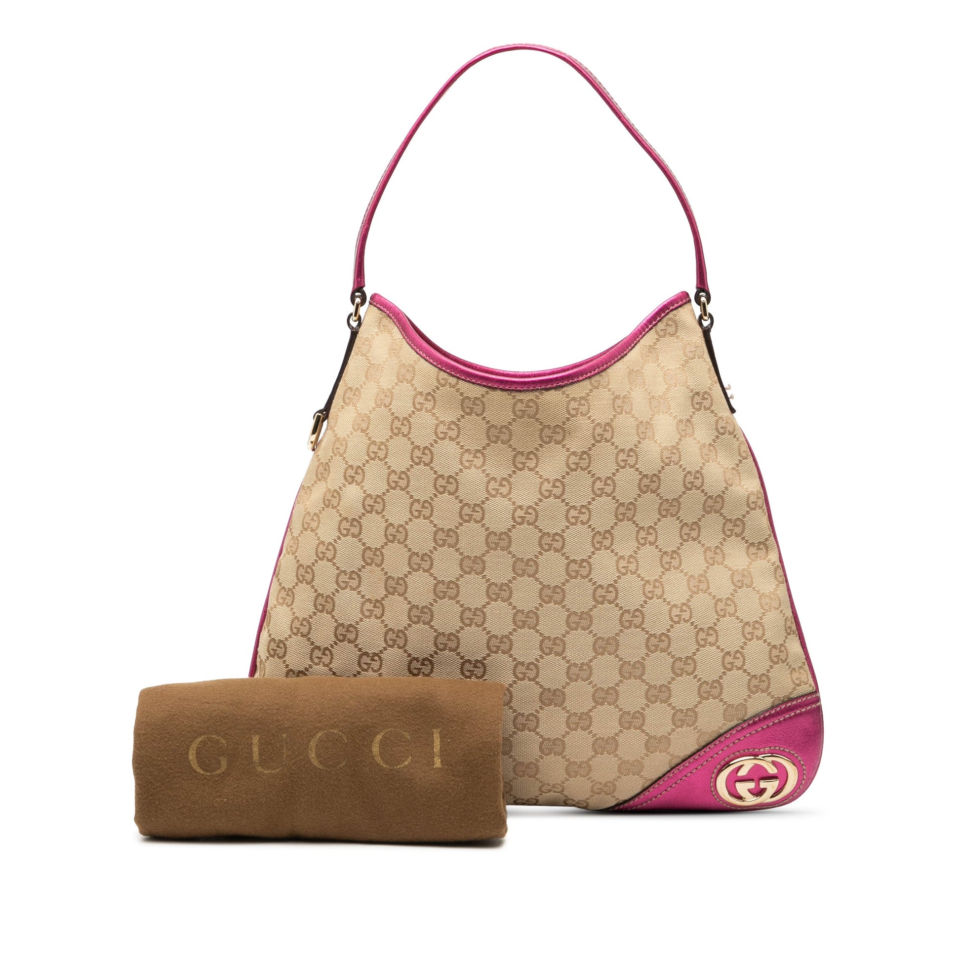 Gucci GG Canvas New Britt Hobo