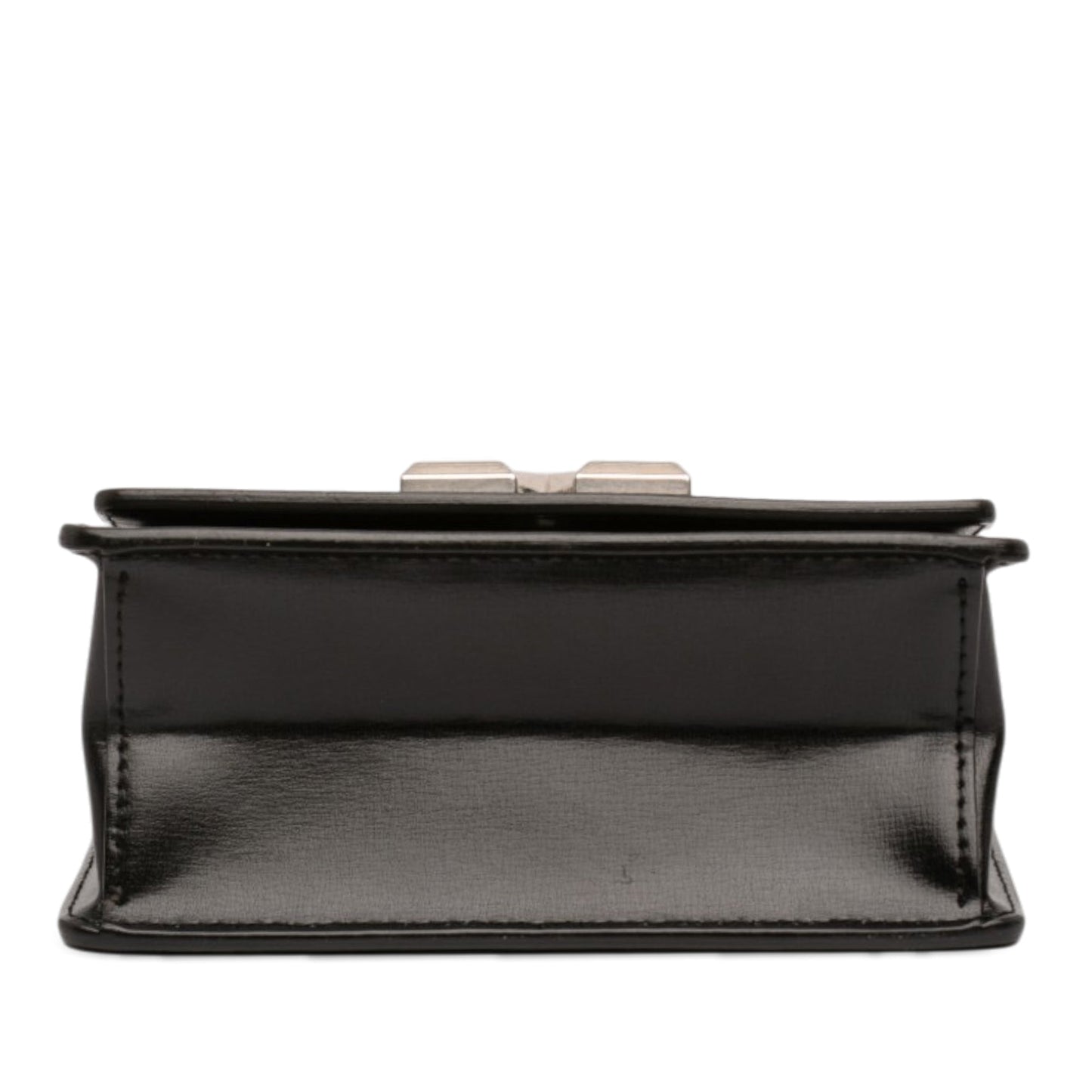 Off-White Glazed Calfskin Cash Inside Jitney 0.7 Bag