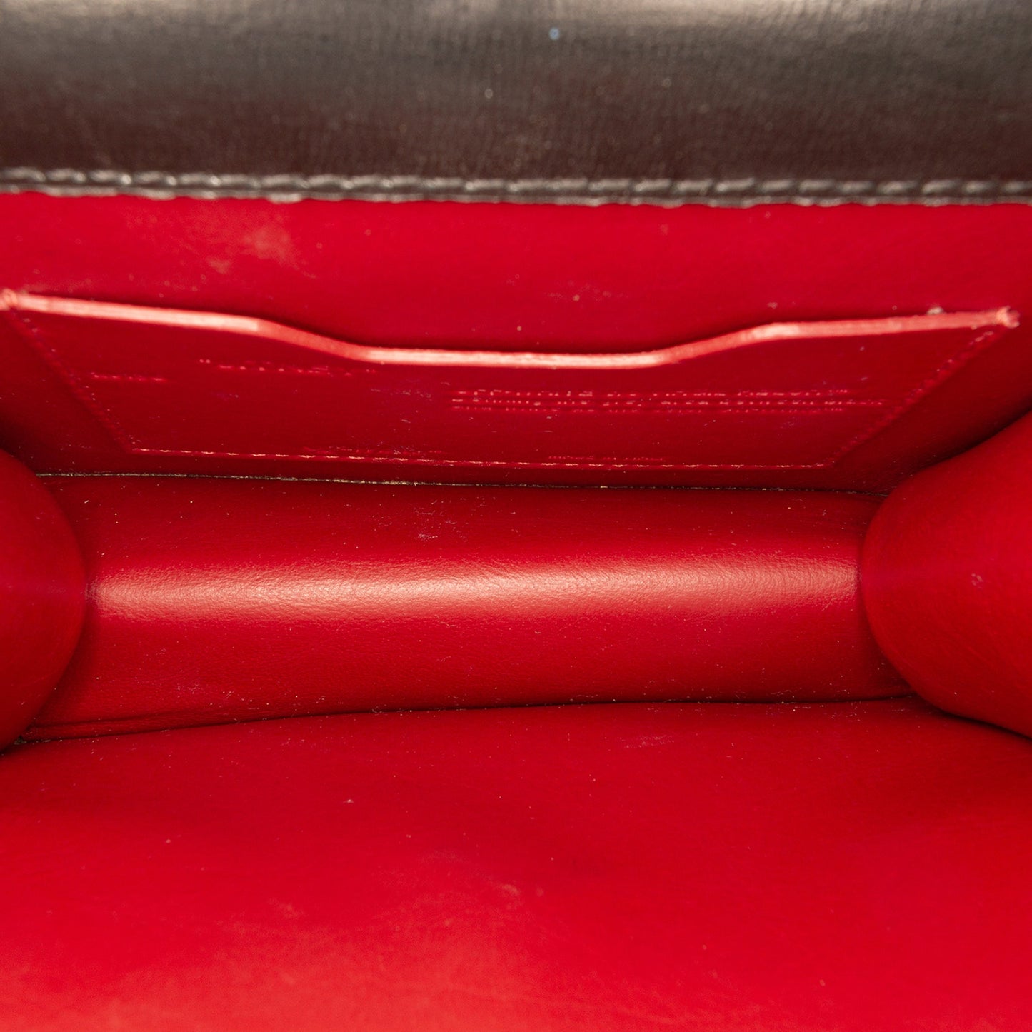 Off-White Glazed Calfskin Cash Inside Jitney 0.7 Bag