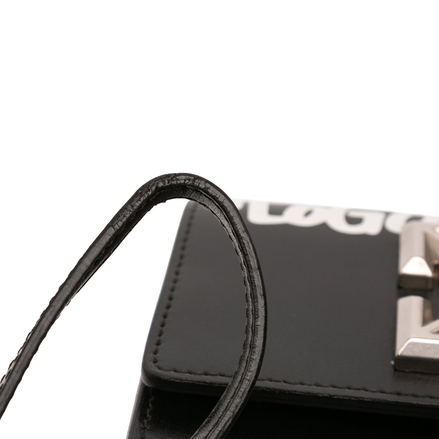 Off-White Glazed Calfskin Cash Inside Jitney 0.7 Bag