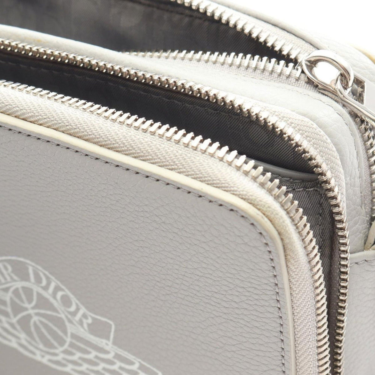 Dior Nike Air Jordan Wing Logo Crossbody — Gray