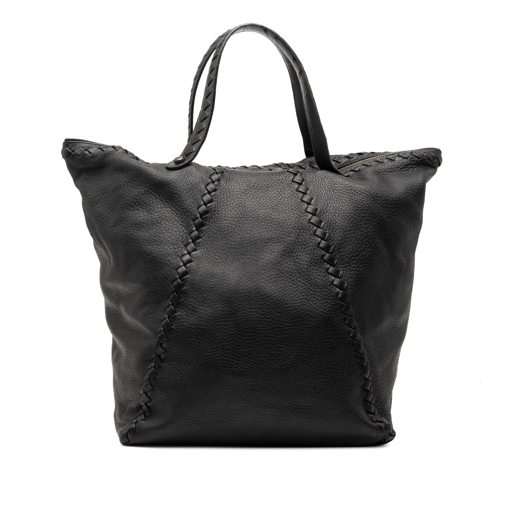 Bottega Veneta Intrecciato Trimmed Cervo Tote