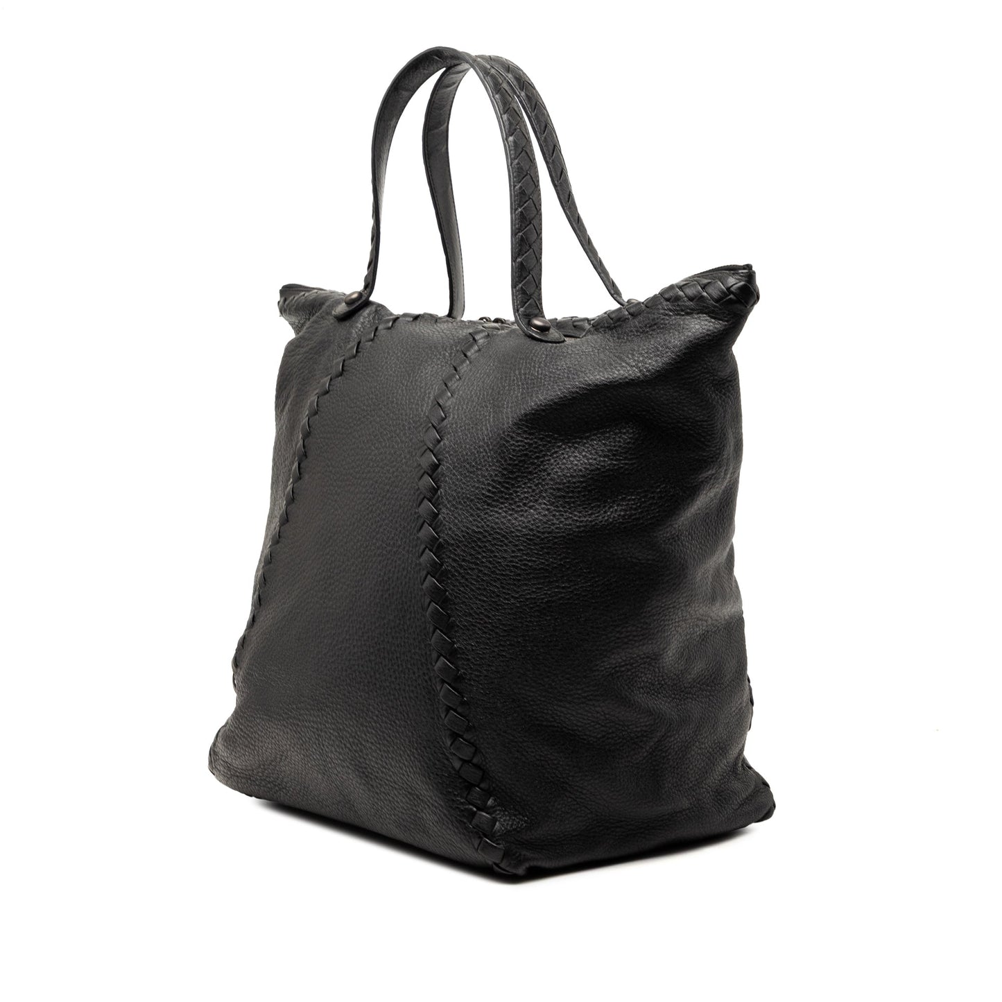 Bottega Veneta Intrecciato Trimmed Cervo Tote