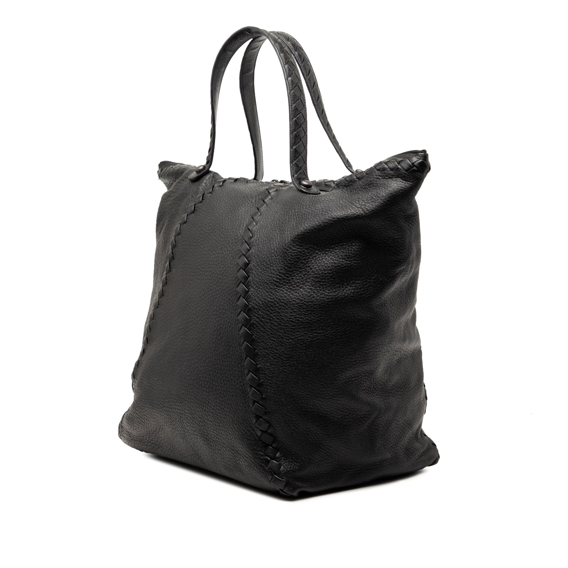 Bottega Veneta Intrecciato Trimmed Cervo Tote