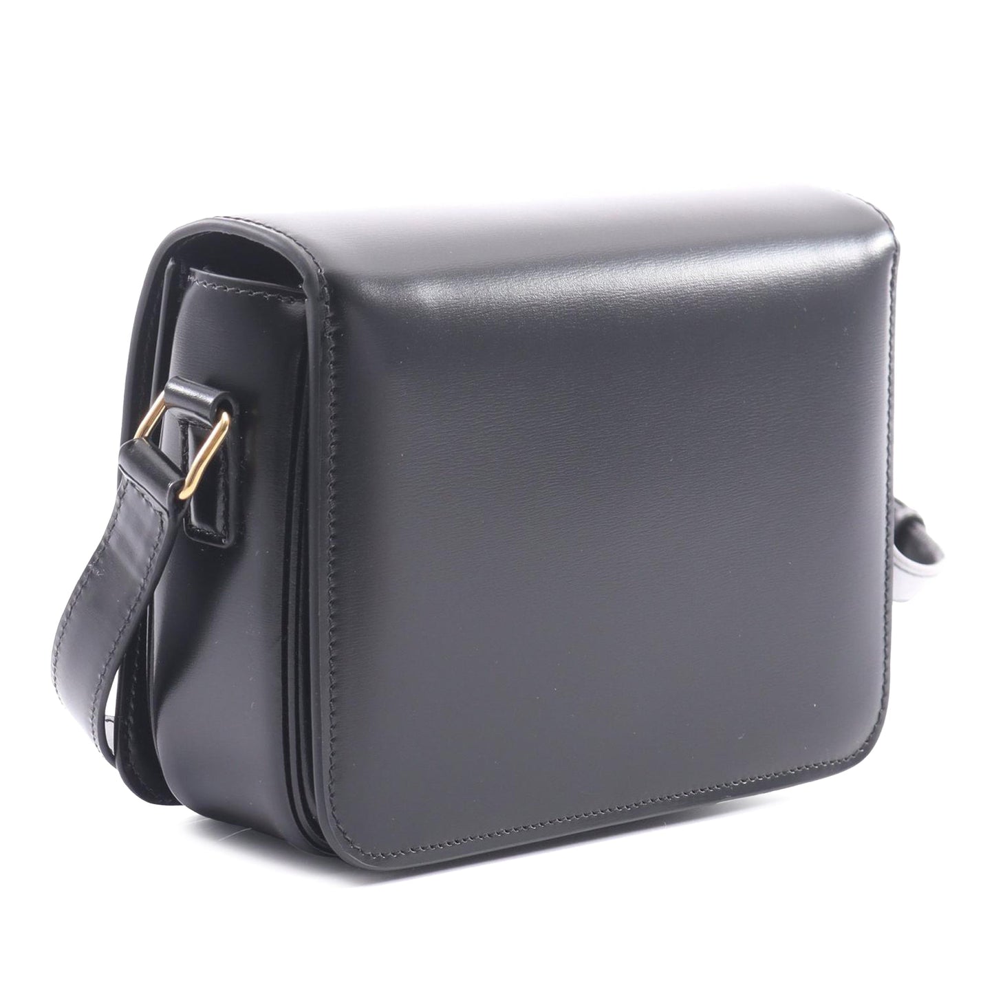 Celine Teen Shiny Calfskin Triomphe Crossbody
