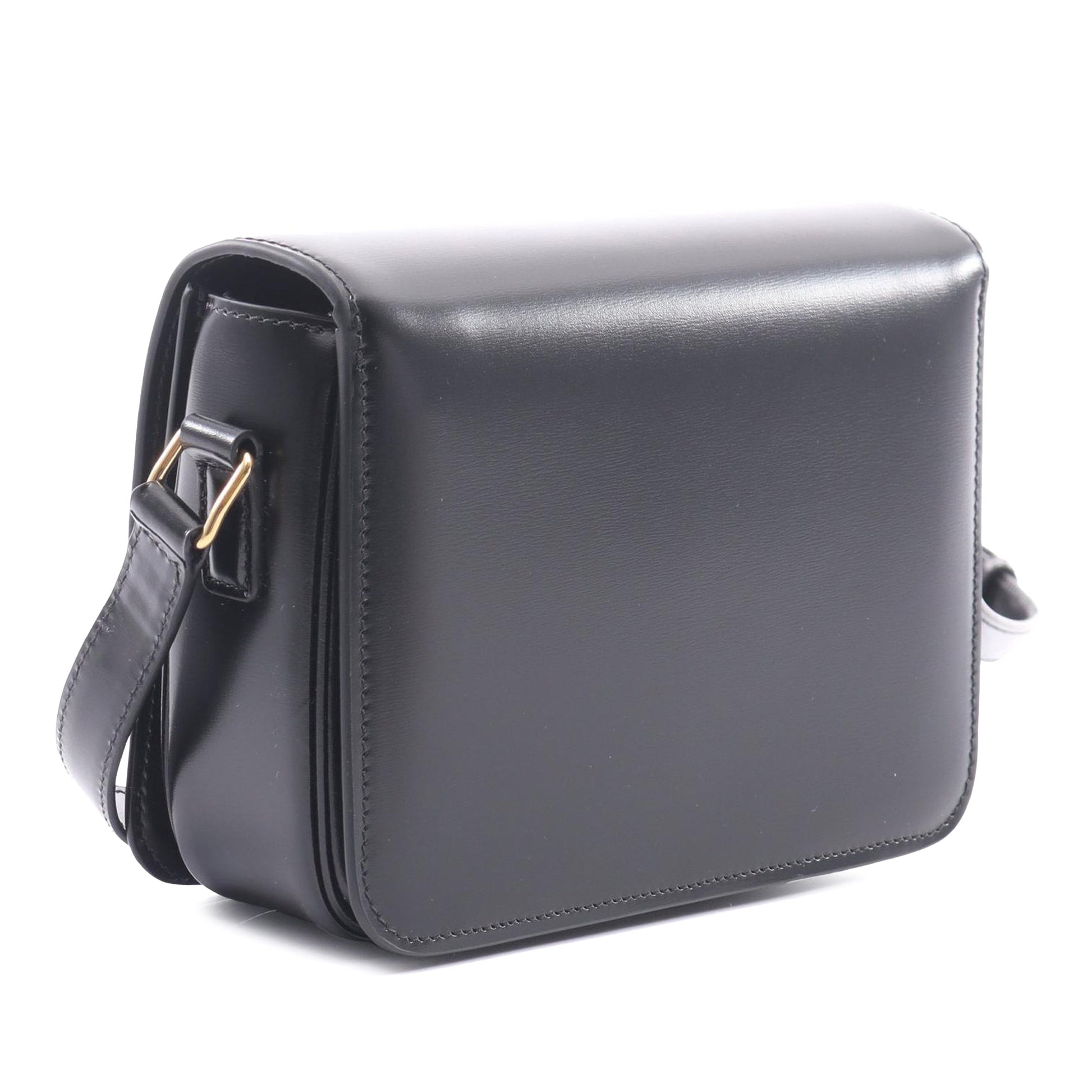 Celine Teen Shiny Calfskin Triomphe Crossbody