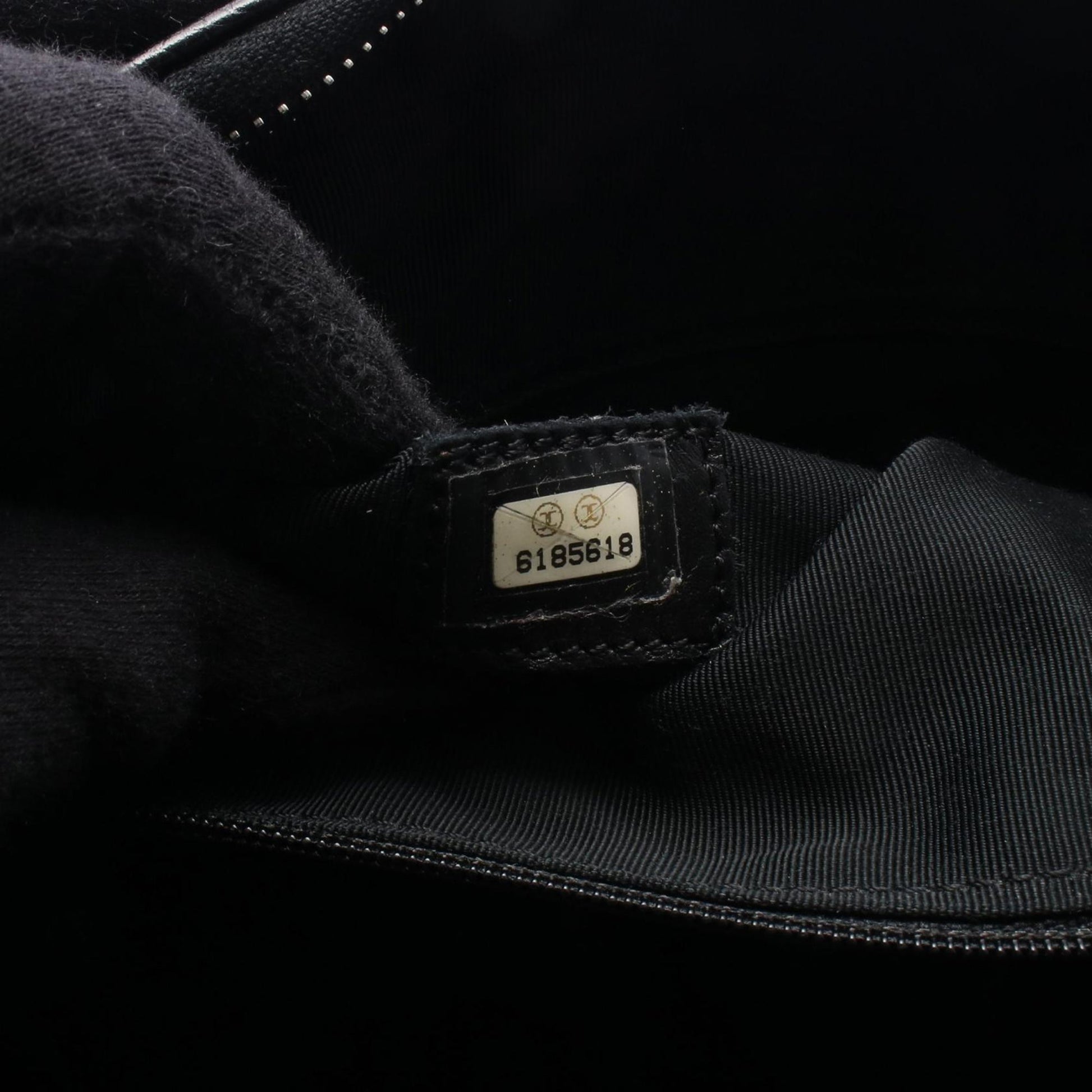 Chanel CC Quilted Caviar Bowler Bag