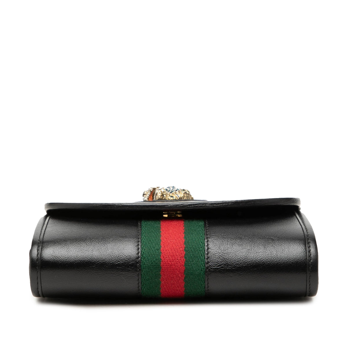 Gucci Mini Calfskin Rajah Web Chain Crossbody