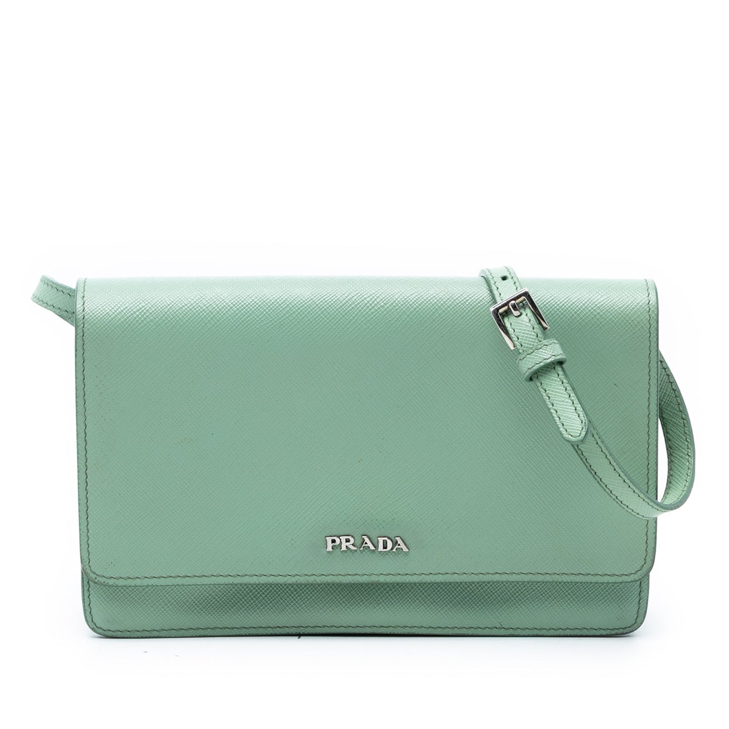 Saffiano Wallet on Strap