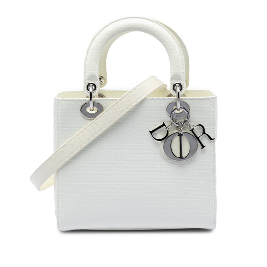 Medium Patent Microcannage Lady Dior