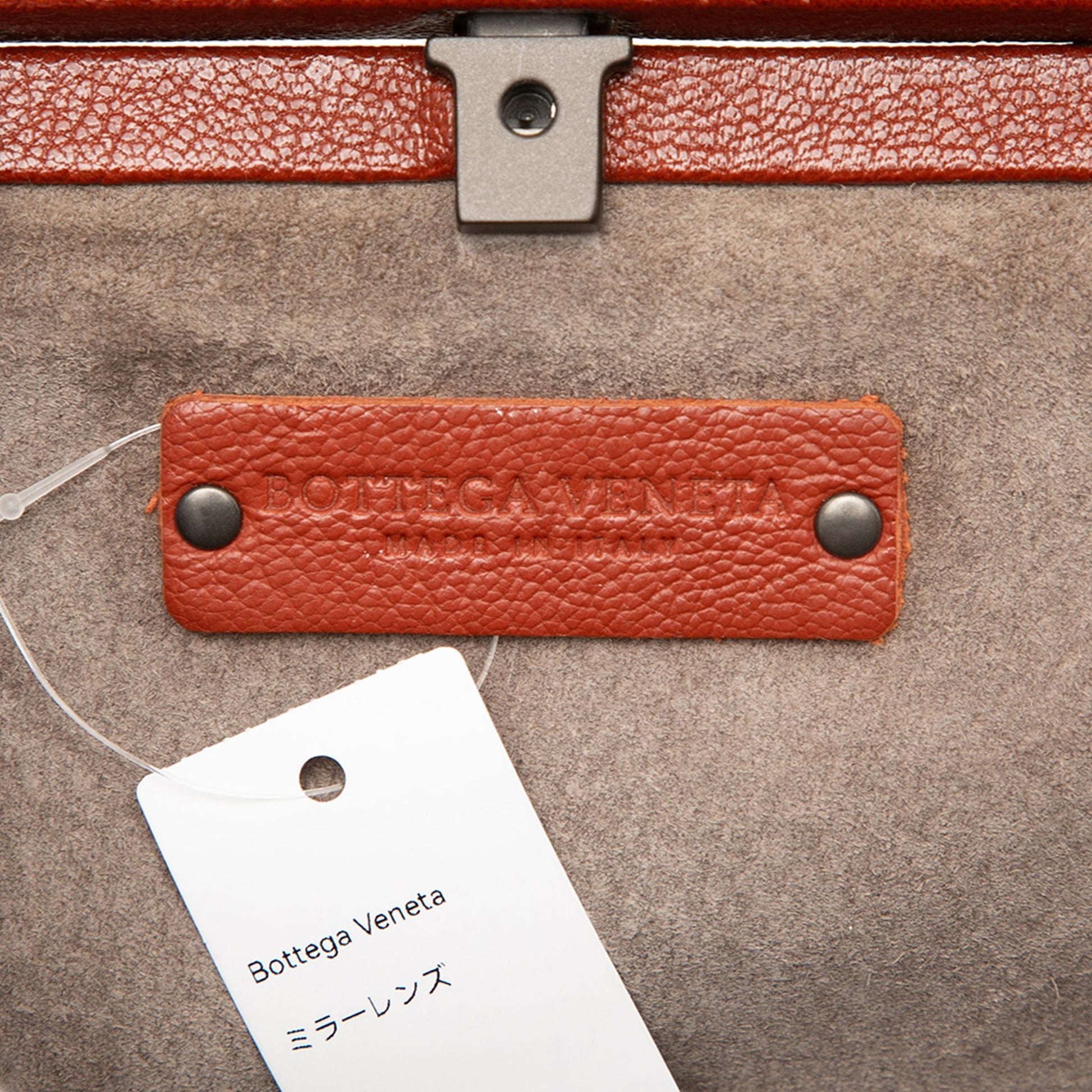 Bottega Veneta Nappa Mirror Lens Clutch