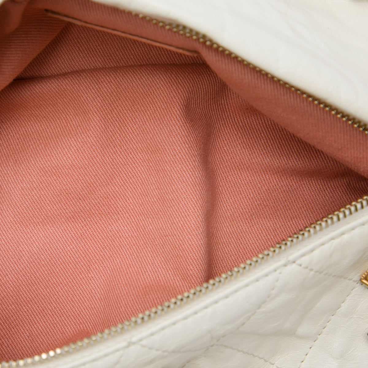Chanel Quilted Calfskin Midnight Swim Baluchon Bag — White