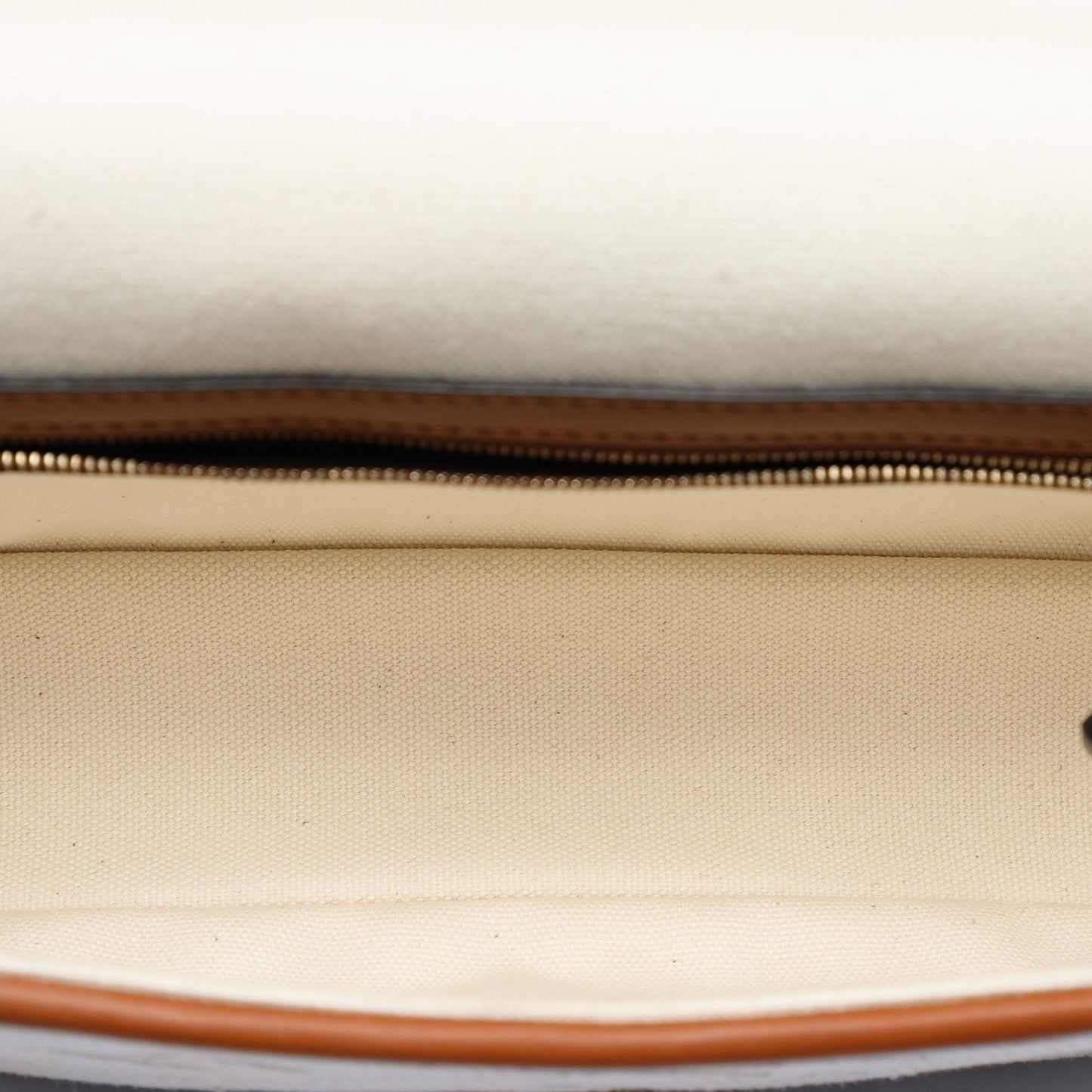 Fendi Zucca Embroidered Canvas Baguette Satchel