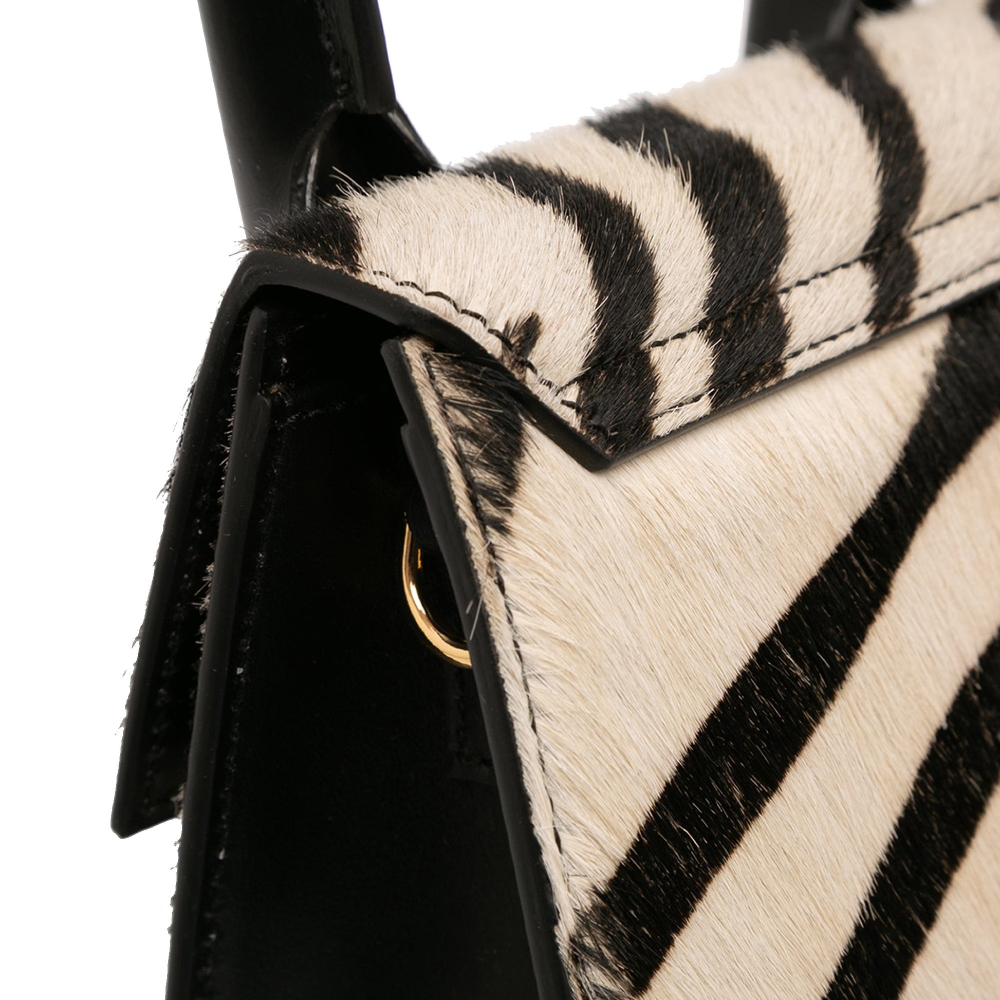 Pony Hair Zebra Print Le Chiquito Moyen