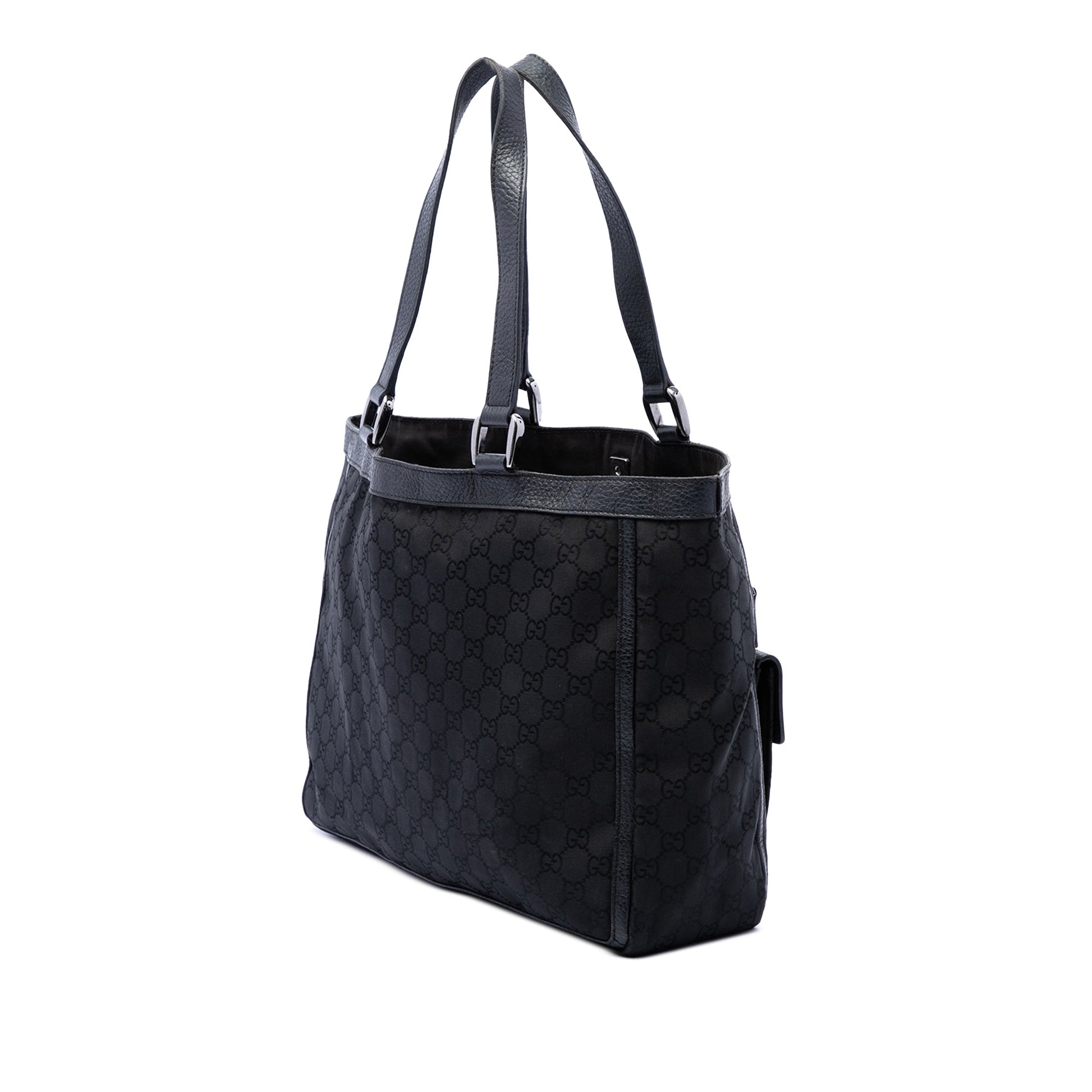 Gucci GG Nylon Abbey D Ring Pocket Tote