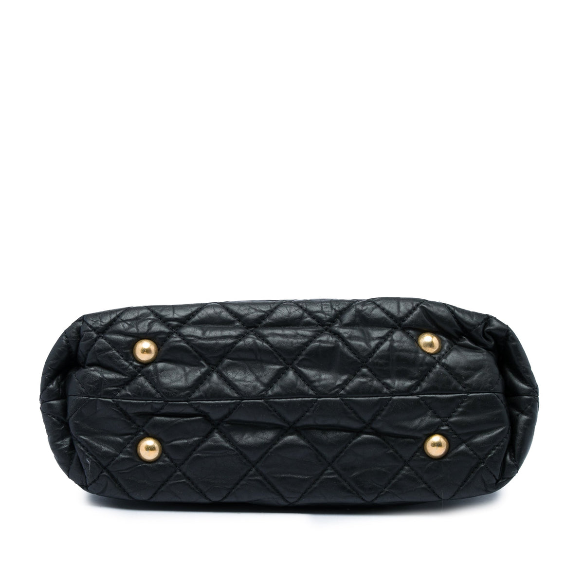 Chanel Medium Quilted Aged Calfskin Reissue 2.55 Tote — Black