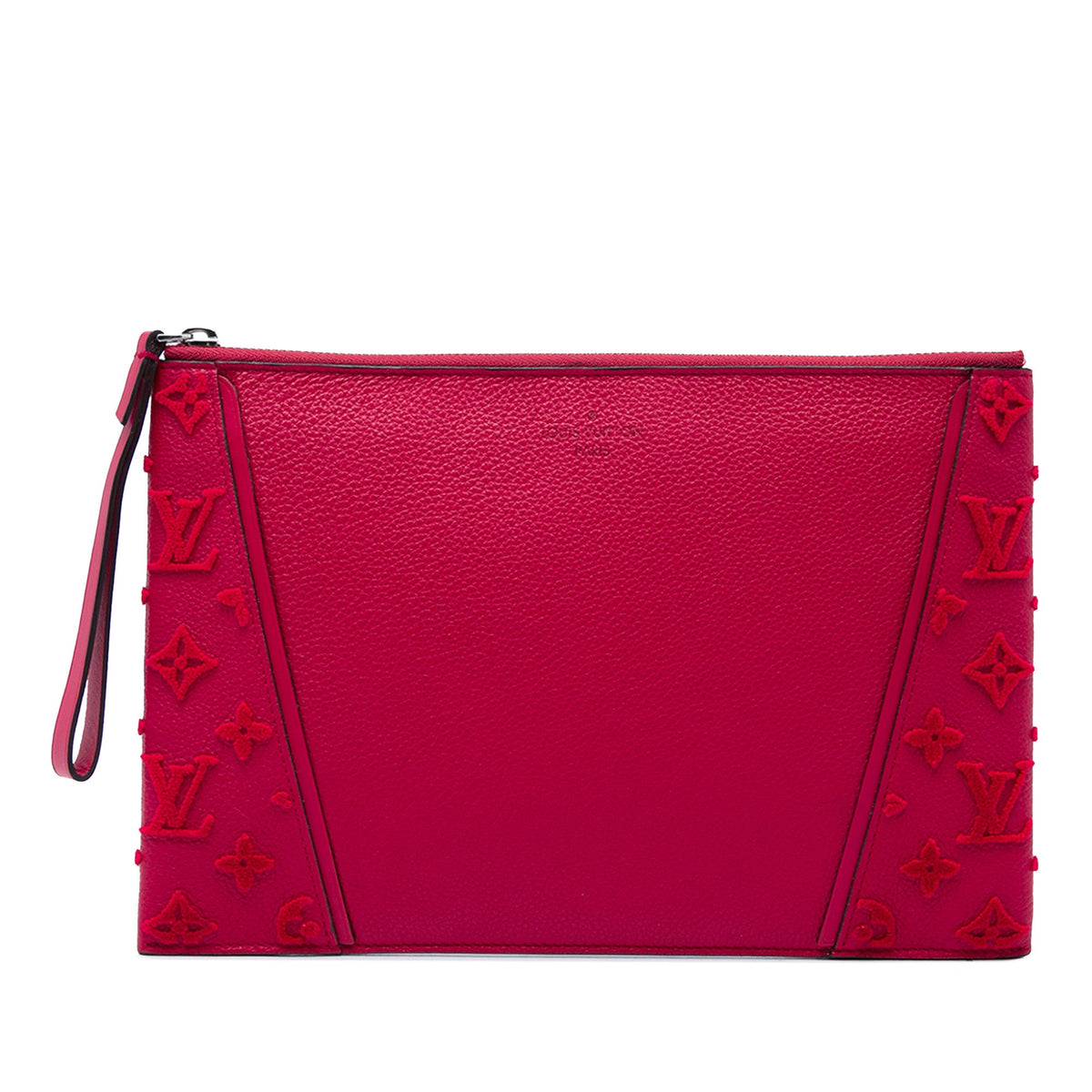 Louis Vuitton Veau Cachemire W Pochette — Red