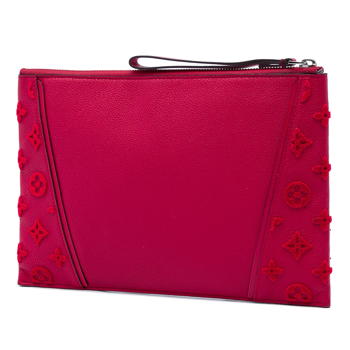 Louis Vuitton Veau Cachemire W Pochette — Red