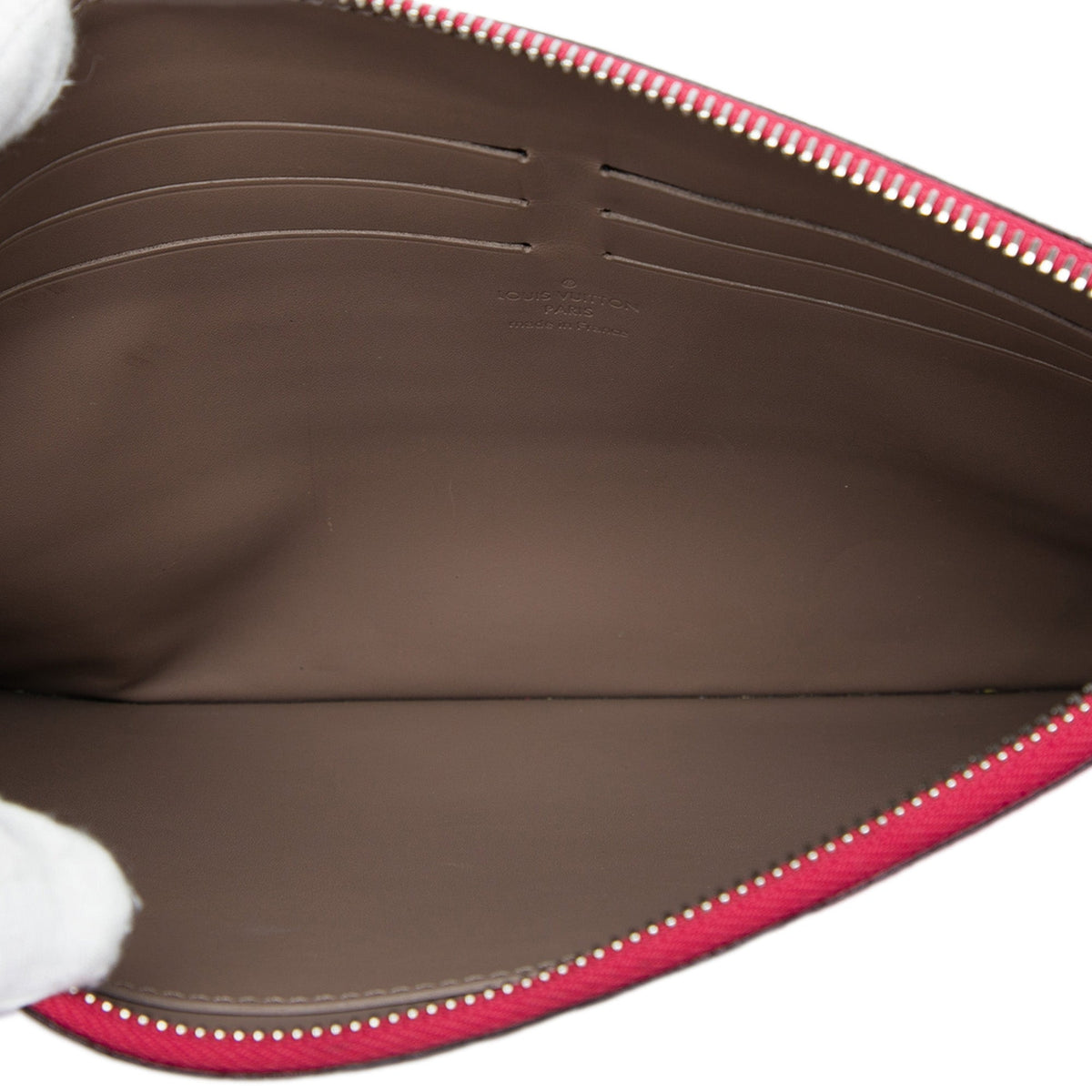Louis Vuitton Veau Cachemire W Pochette — Red