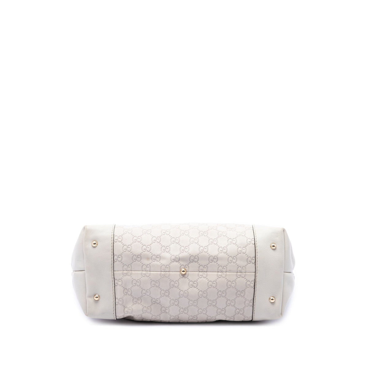 Gucci Guccissima Heart Bit Tote — White
