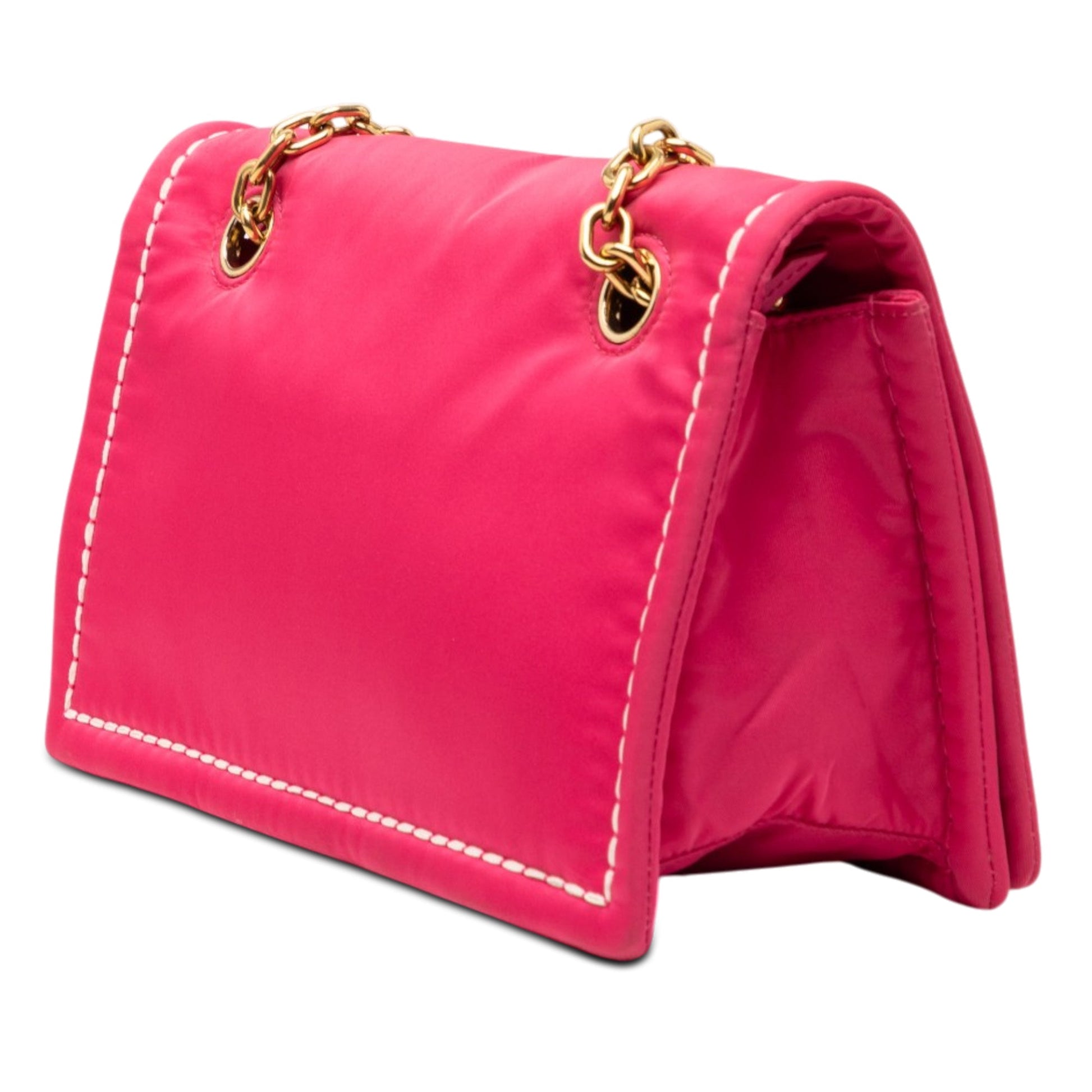 Prada Tessuto Chain Flap Crossbody