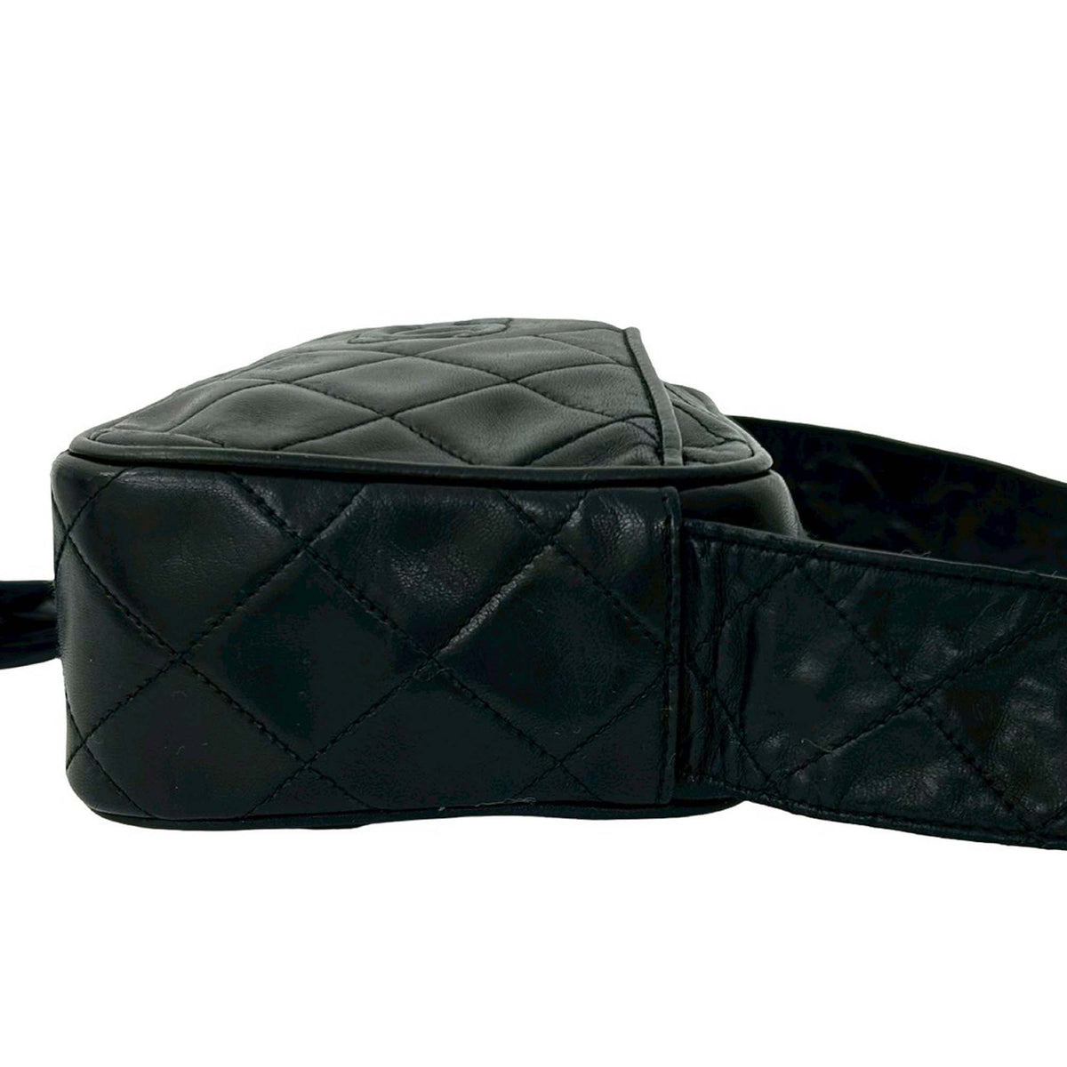Chanel Small CC Quilted Lambskin Tassel Camera Bag