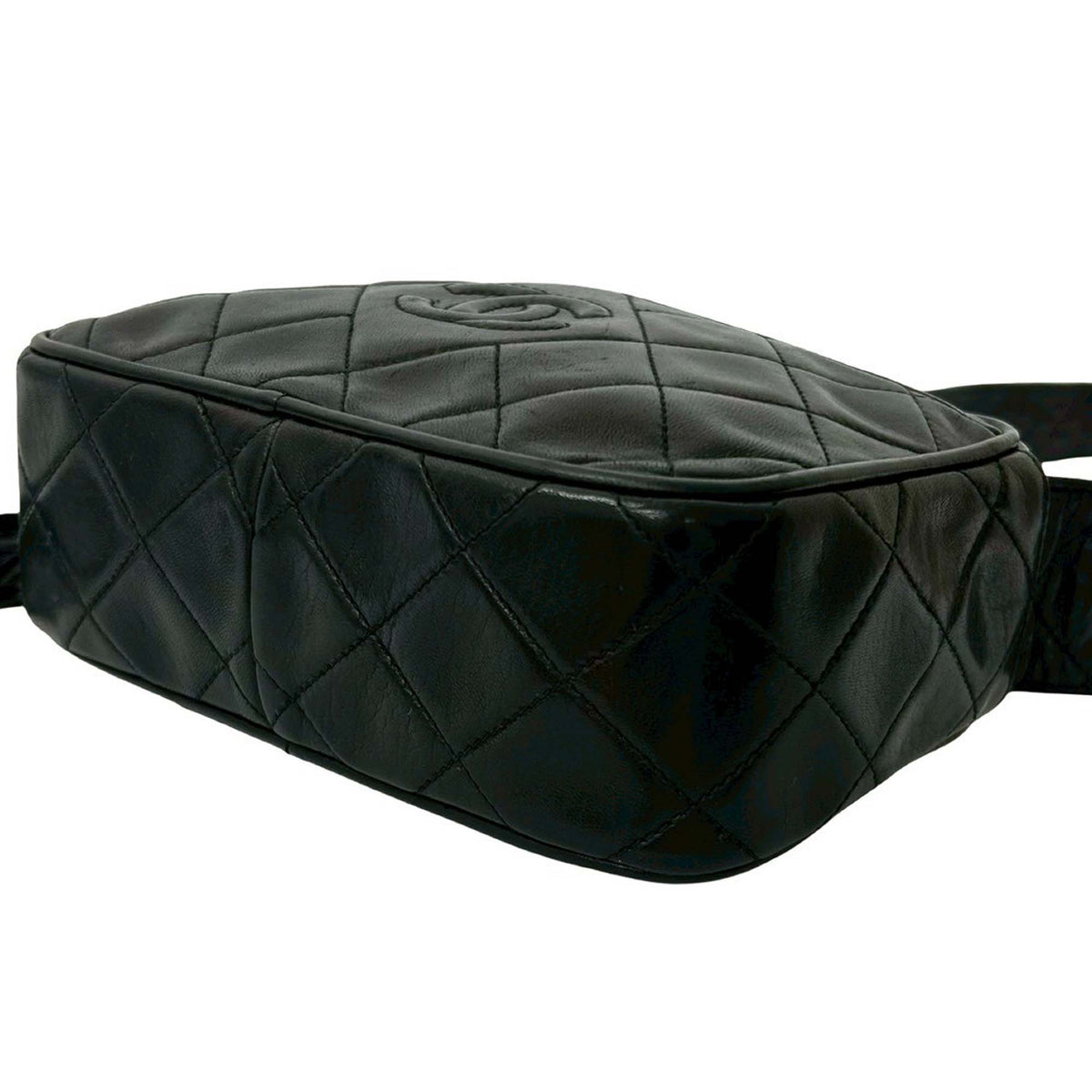 Chanel Small CC Quilted Lambskin Tassel Camera Bag