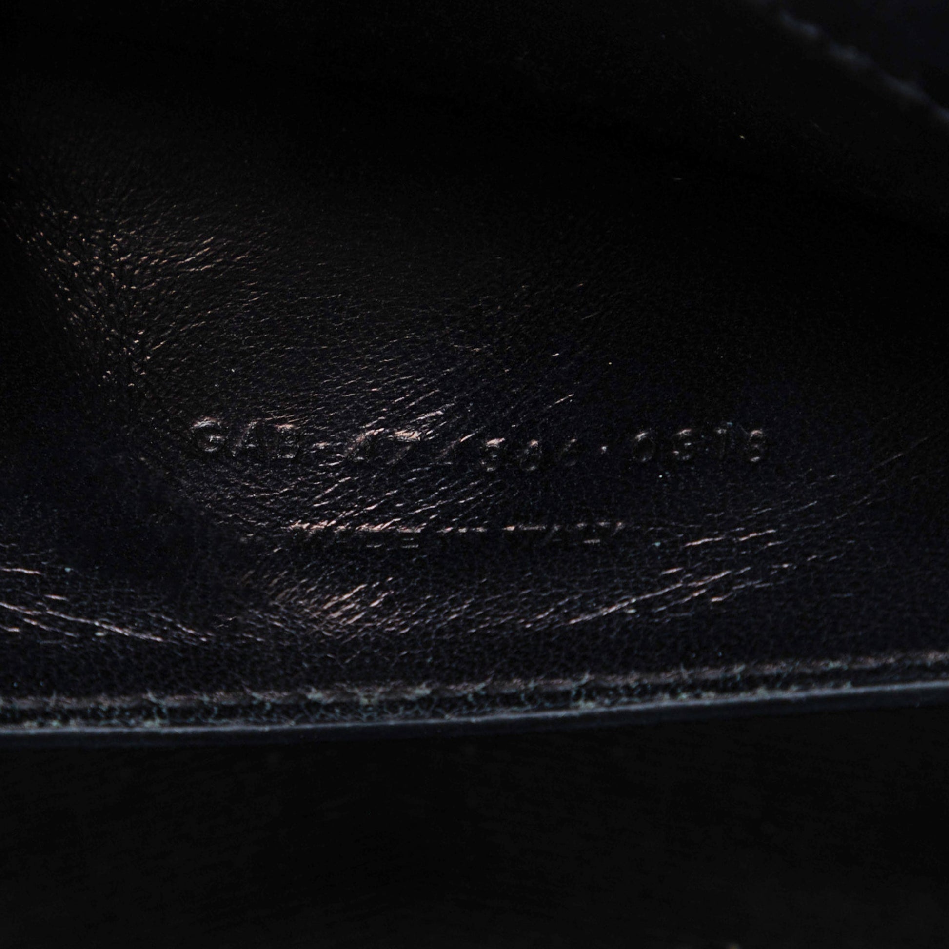 Croc Embossed Leather Monogram Kate Tassel Wallet on Chain