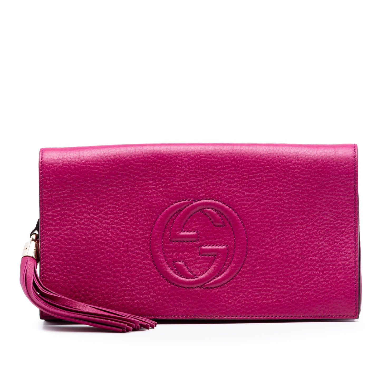 Leather Soho Disco Clutch
