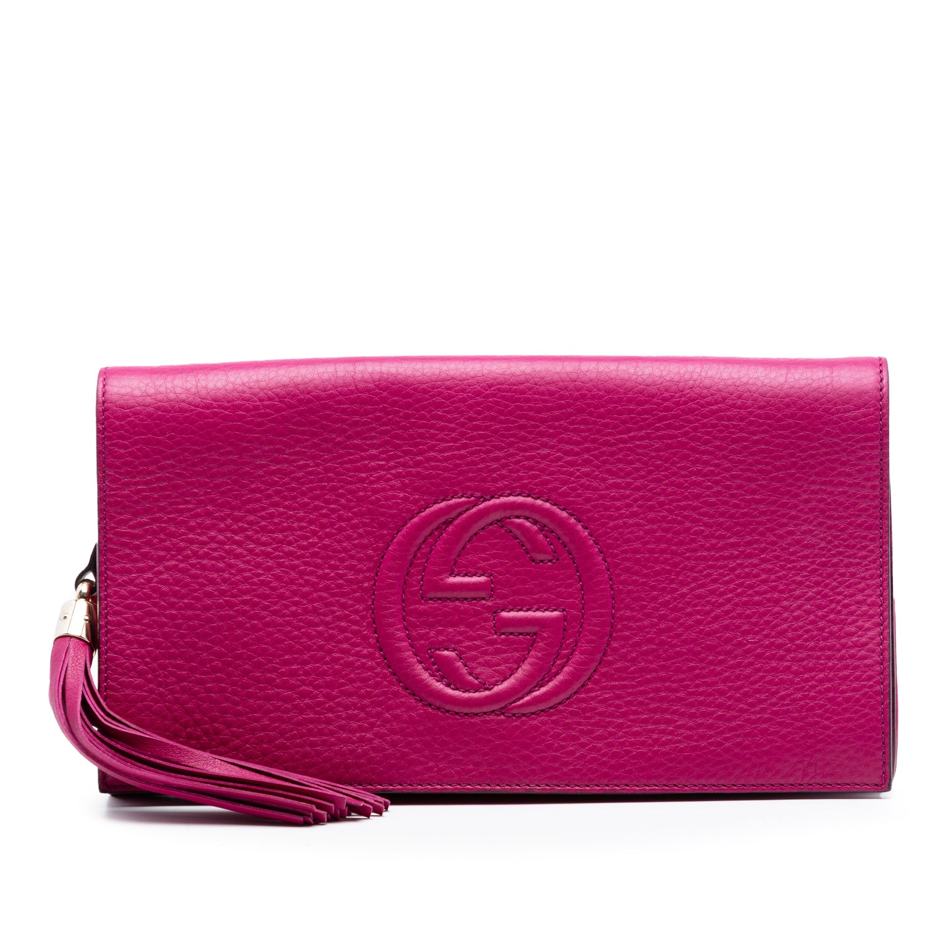 Leather Soho Disco Clutch