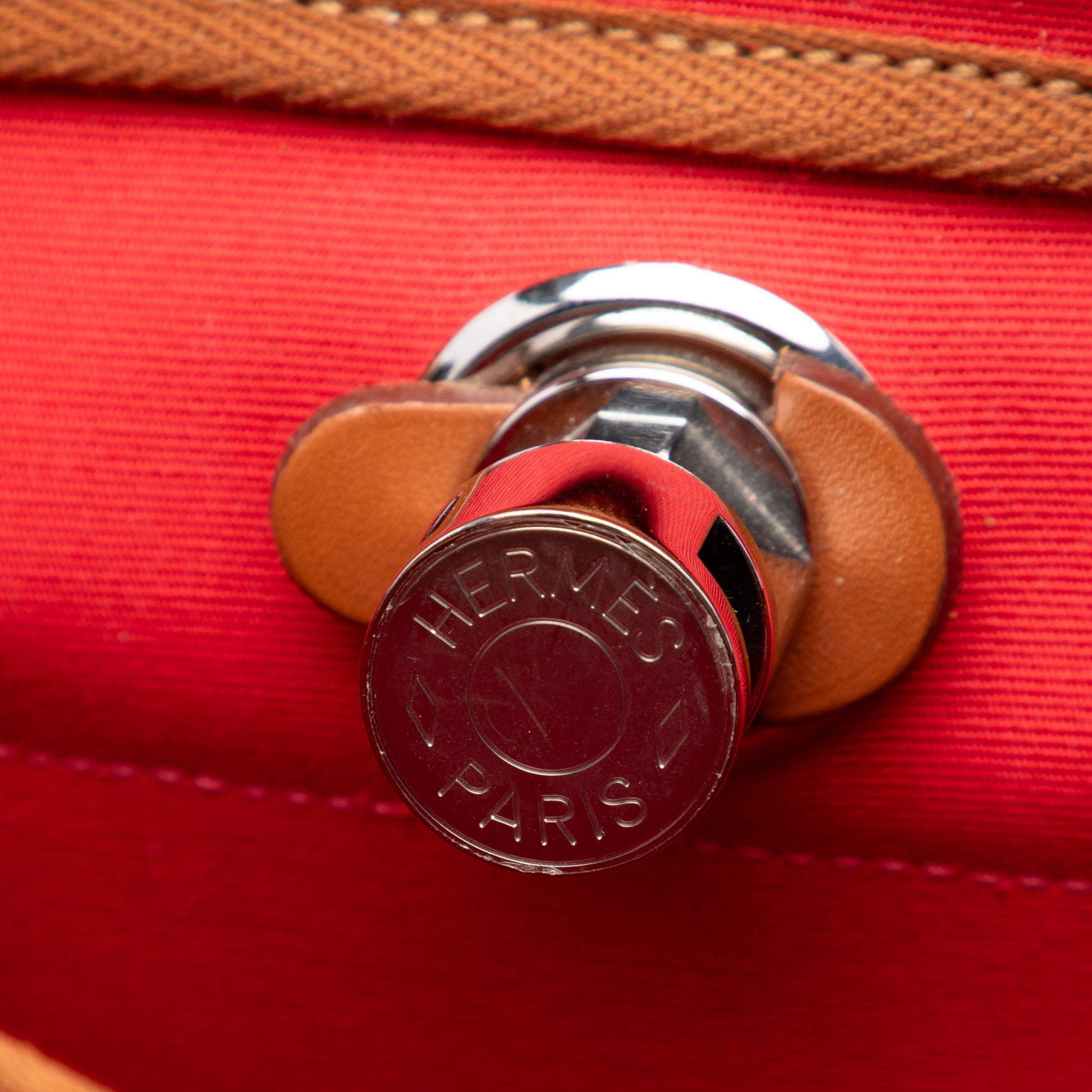 Hermès Toile Herbag A Dos Zip Retourne Backpack