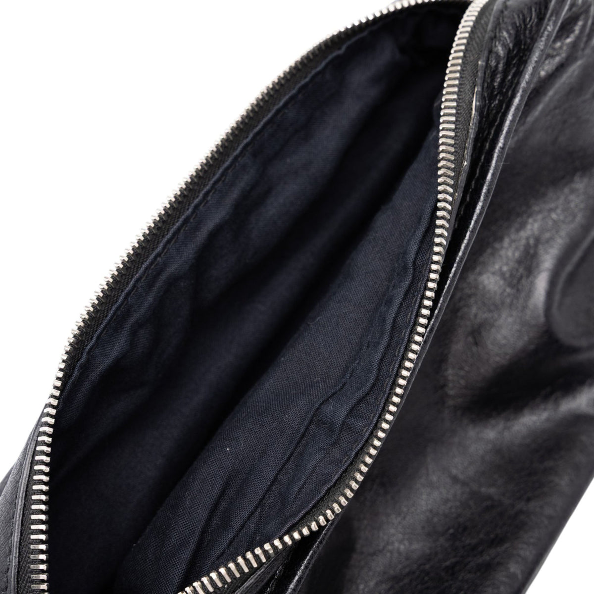 Balenciaga Lambskin Motocross Classic Neo Lift Belt Bag — Black