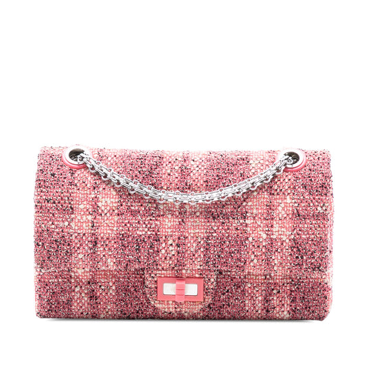 Chanel Quilted Tweed Reissue 2.55 Double Flap 225
