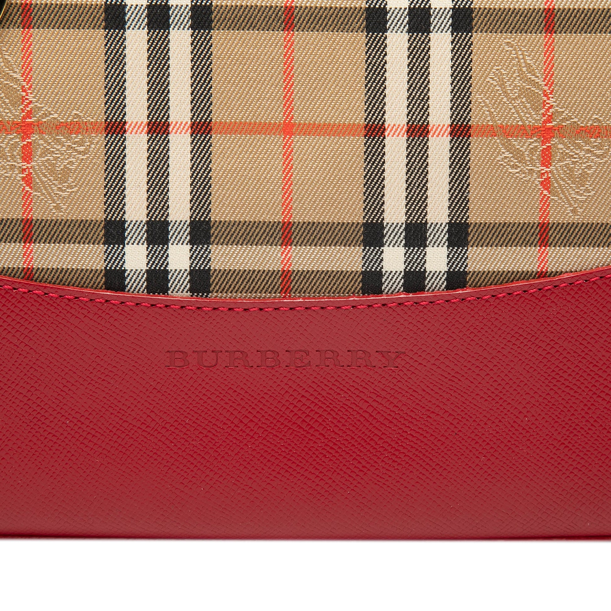 Burberry Haymarket Check Canvas Tote