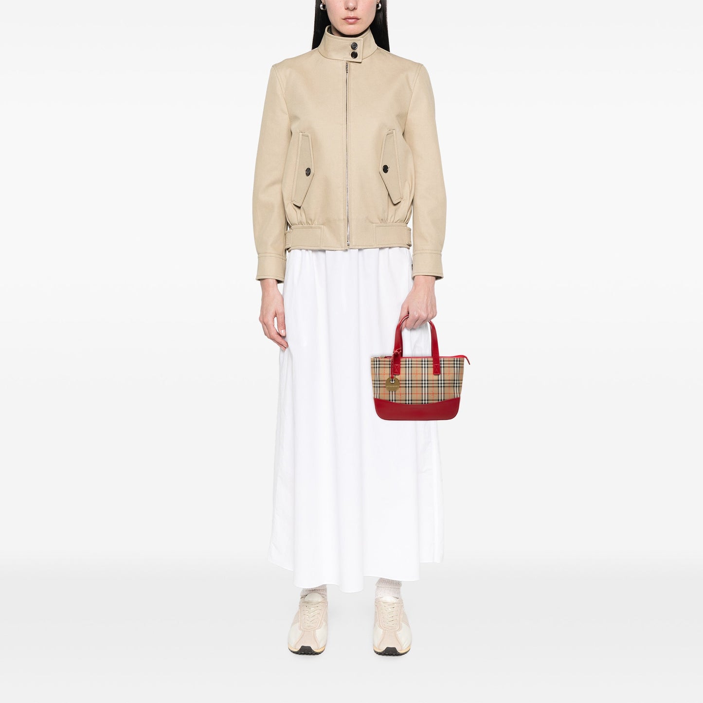 Burberry Haymarket Check Canvas Tote