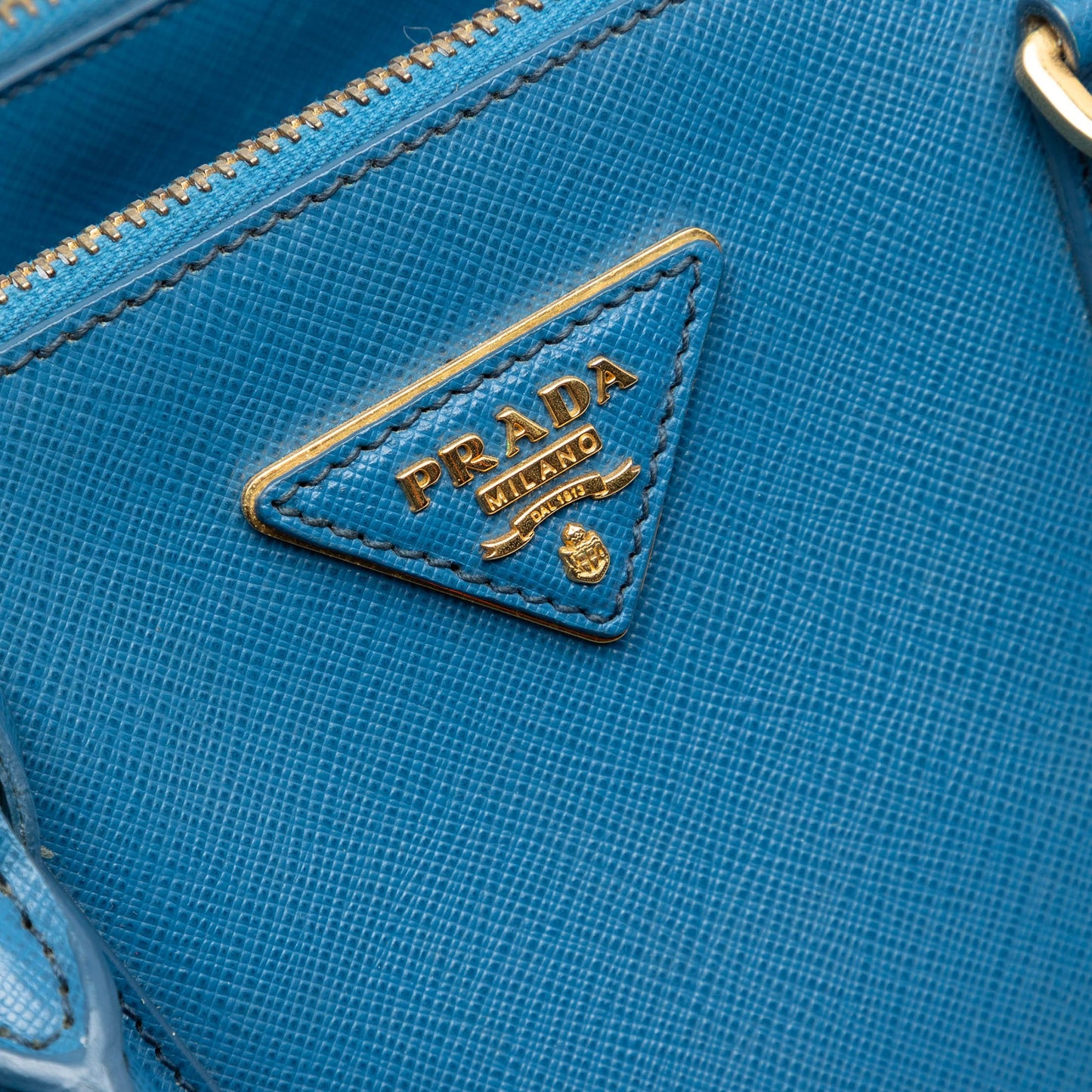Prada Small Saffiano Lux Galleria Double Zip Satchel