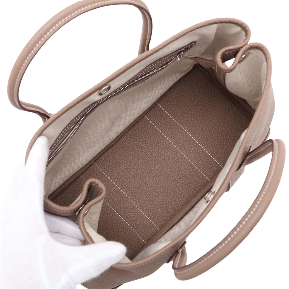 Hermès Negonda Garden Party 30 — Brown