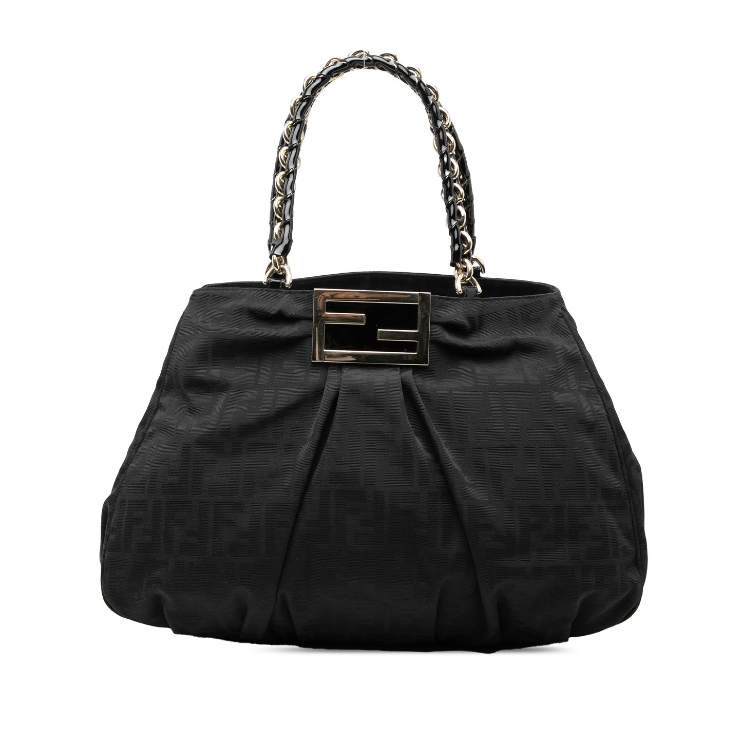 Fendi Large Zucca Canvas Mia Tote