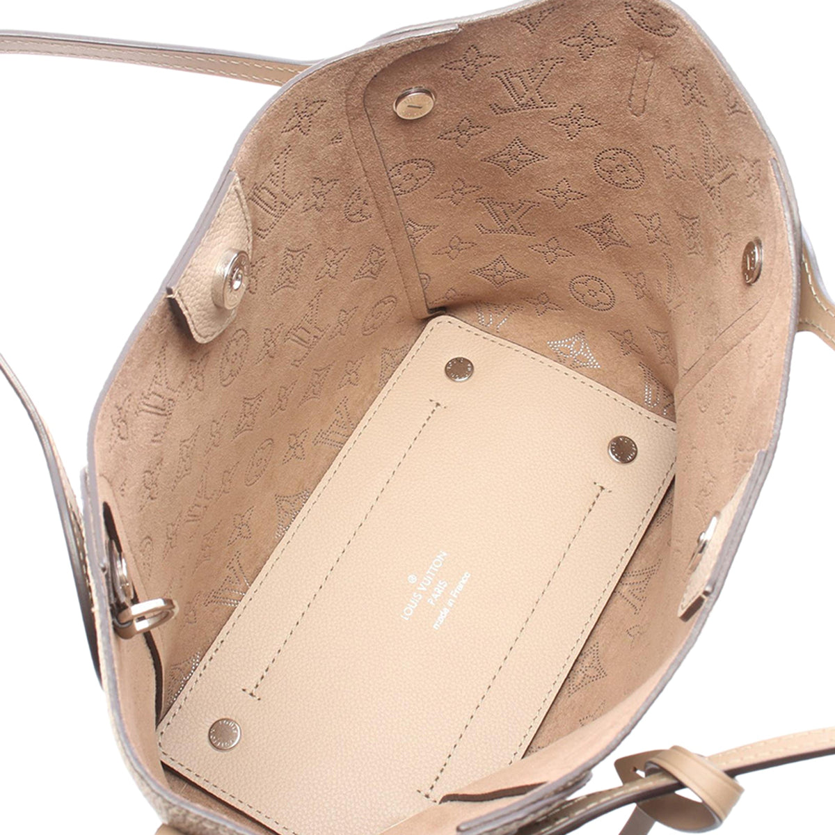 Louis Vuitton Monogram Mahina Hina PM — Beige