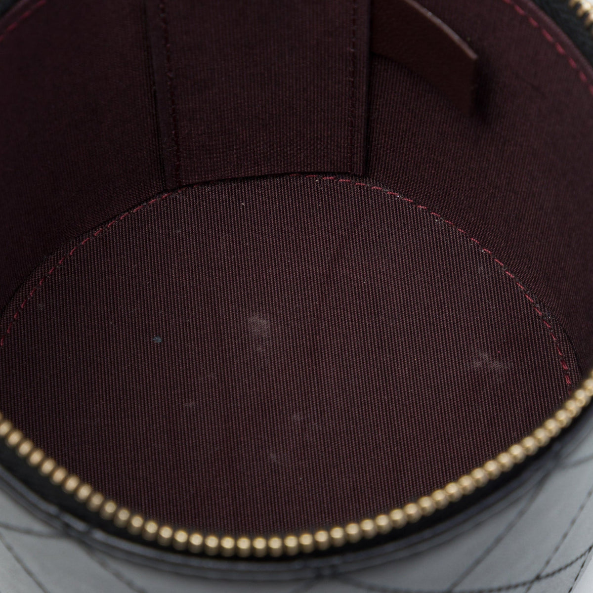 Chanel Mini CC Quilted Lambskin Round Chain Vanity Bag