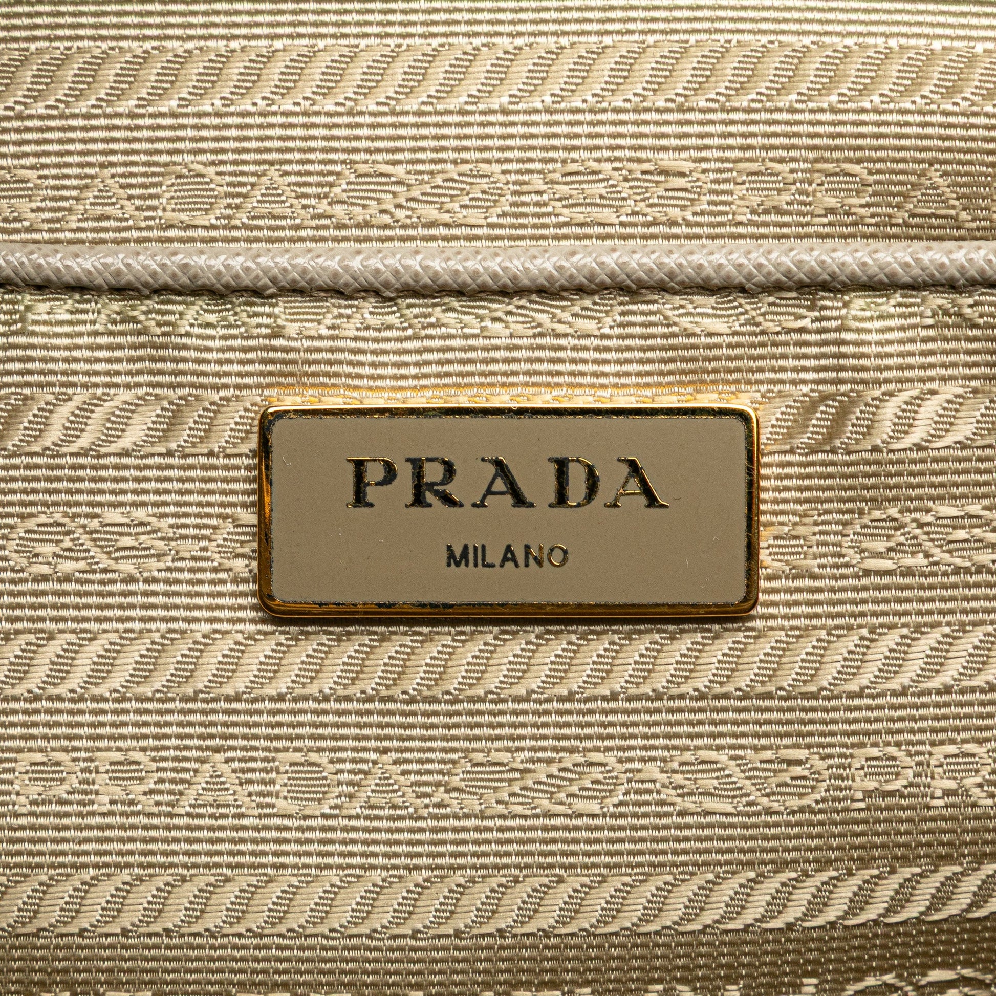 Prada Medium Saffiano Lux Galleria Double Zip Satchel