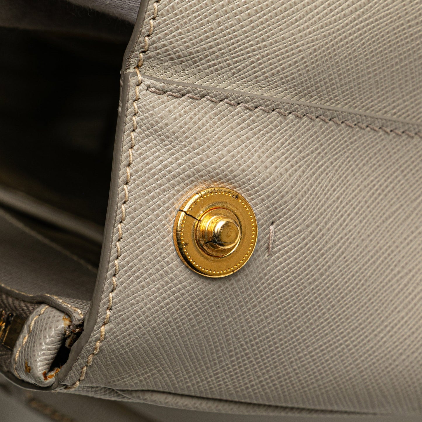 Prada Medium Saffiano Lux Galleria Double Zip Satchel