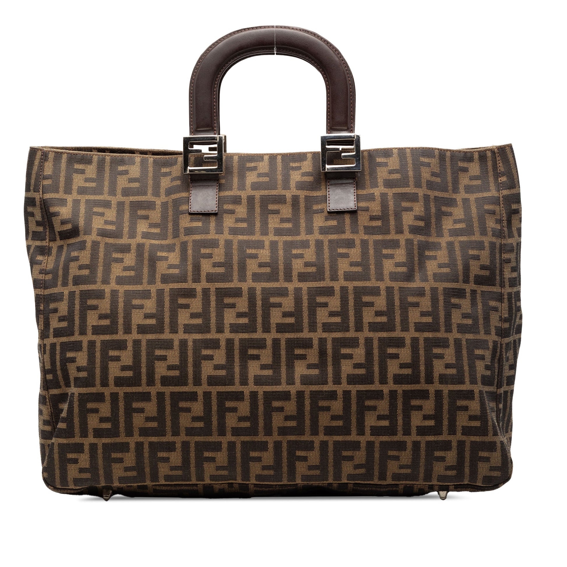 Fendi Large Zucca Canvas Twins Tote