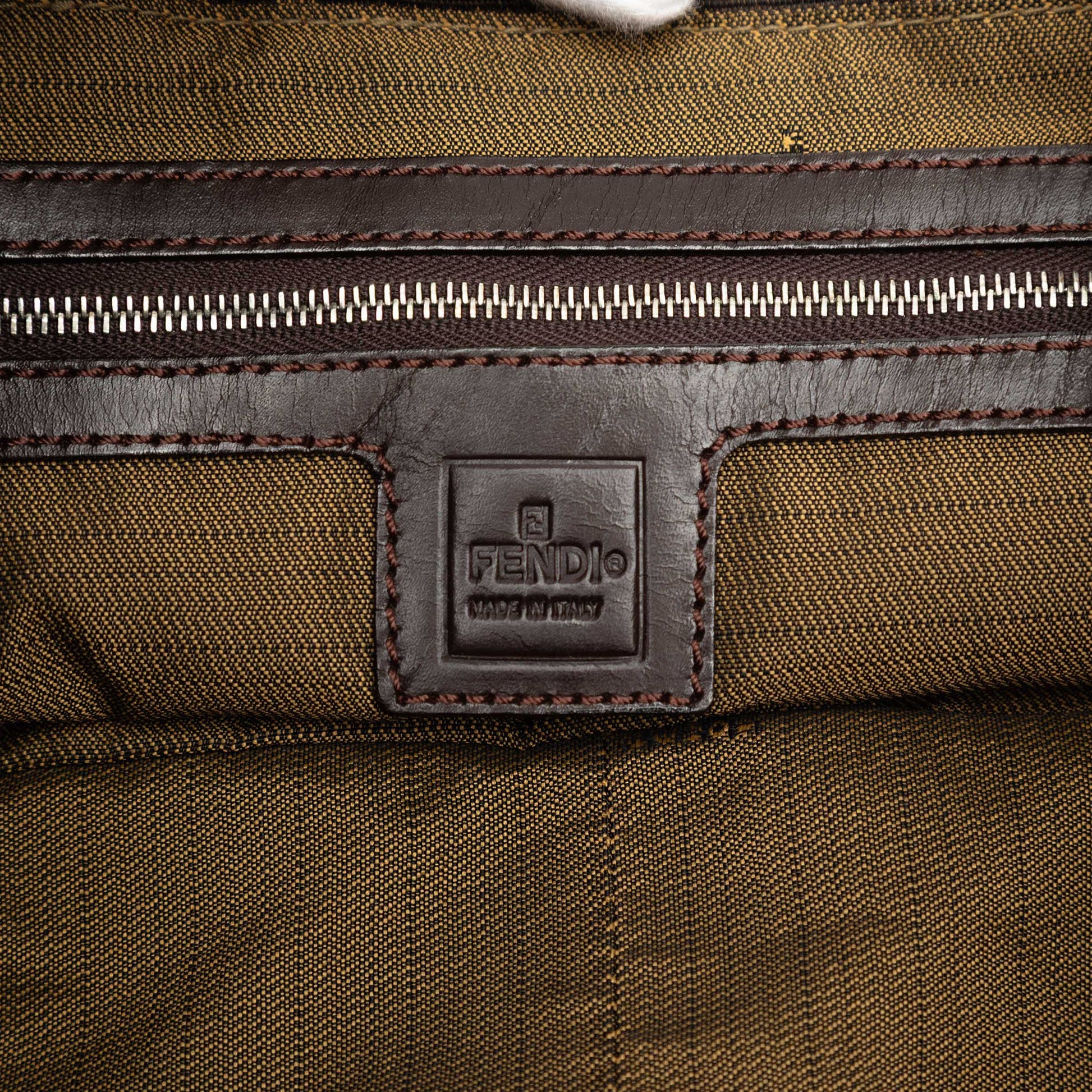 Fendi Large Zucca Canvas Twins Tote