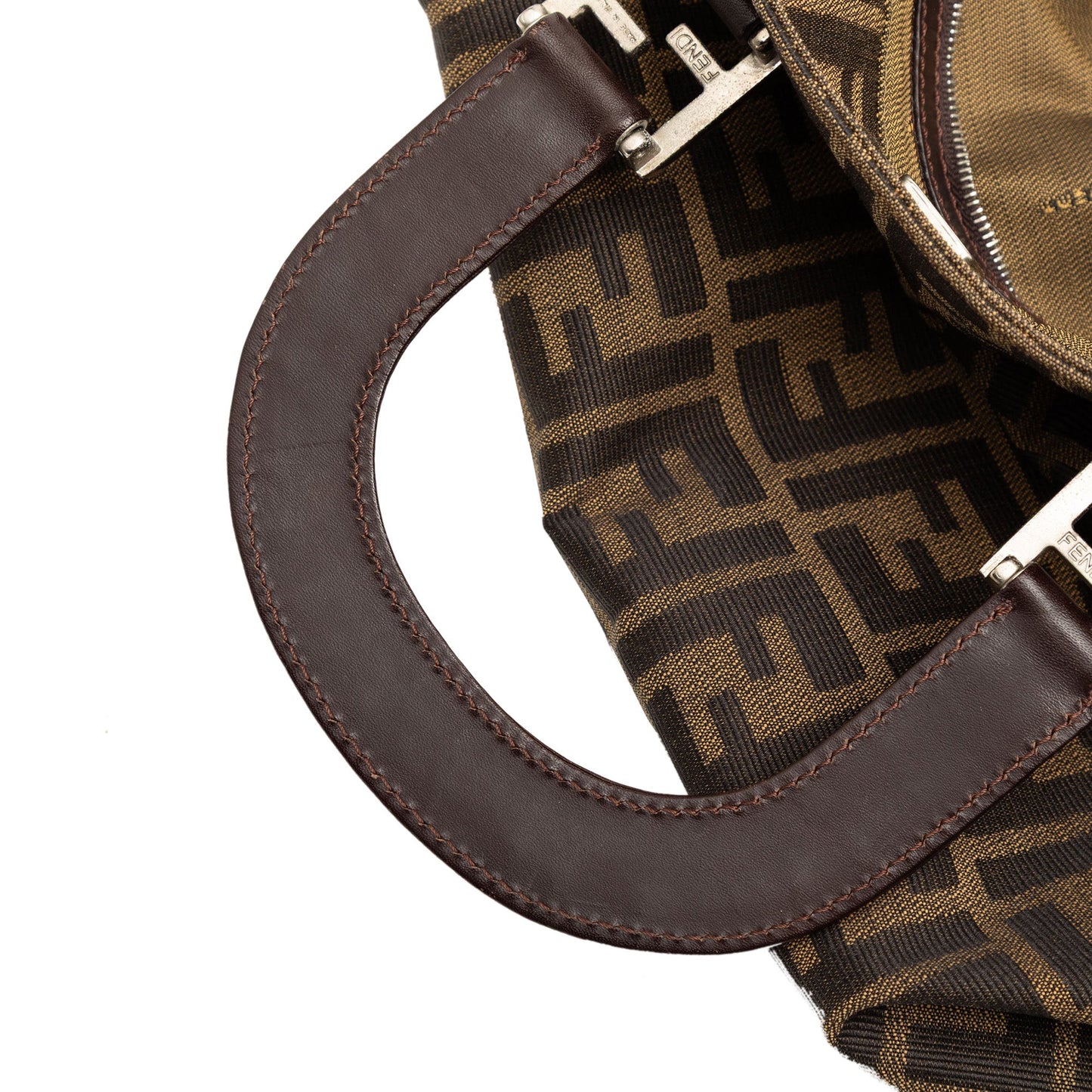 Fendi Large Zucca Canvas Twins Tote