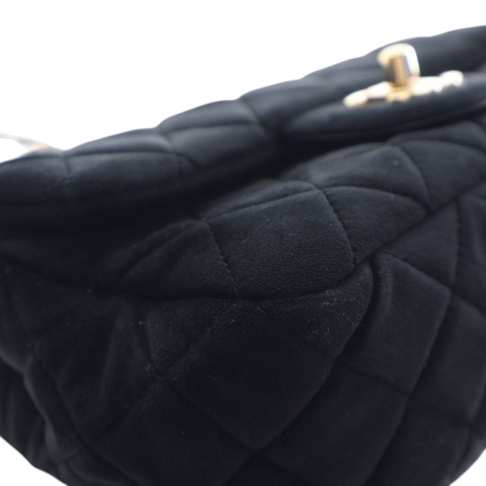 Mini Rectangular Classic Velvet Pearl Crush Single Flap
